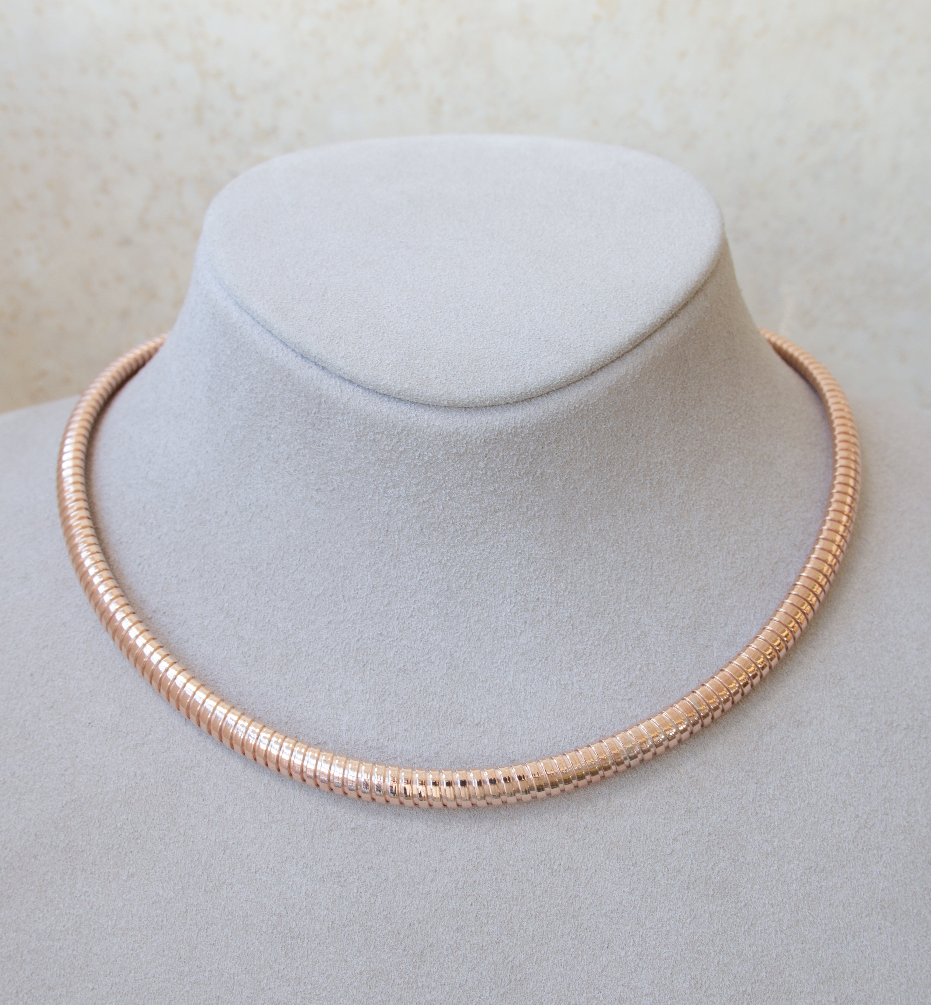 Silver 925 Tubogas Style Necklace