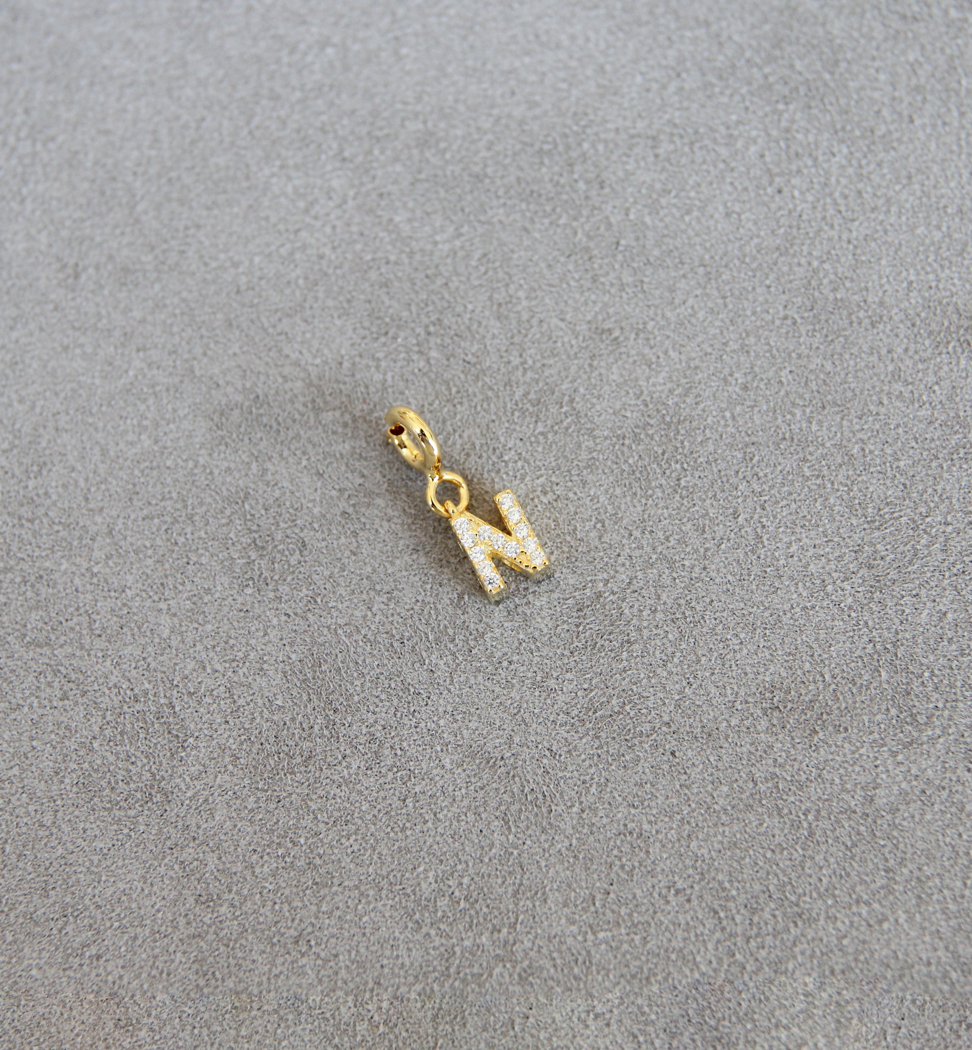 Silver 925 Letter N
