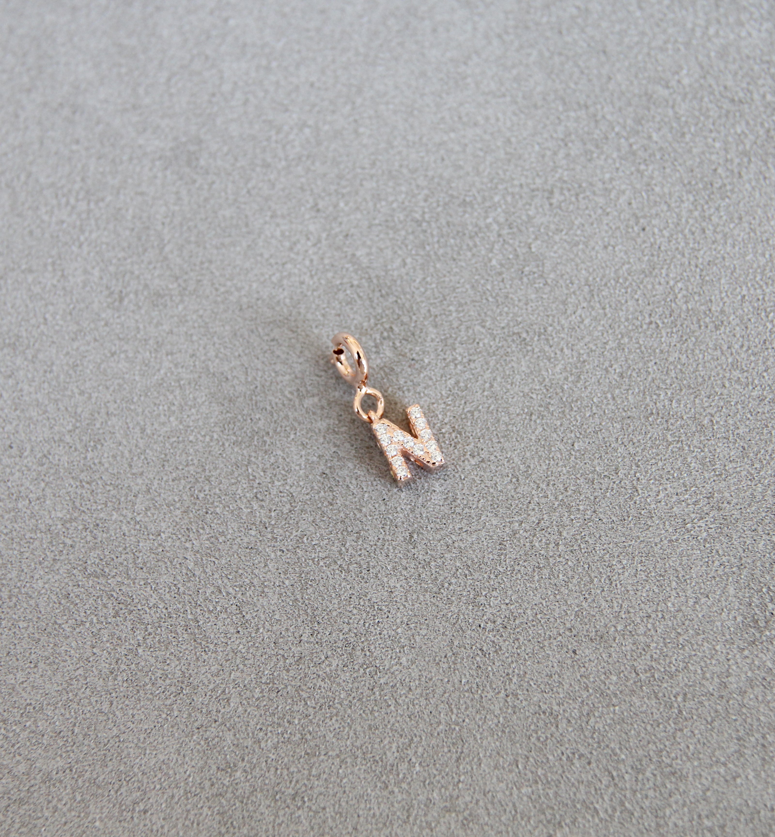 Silver 925 Letter N