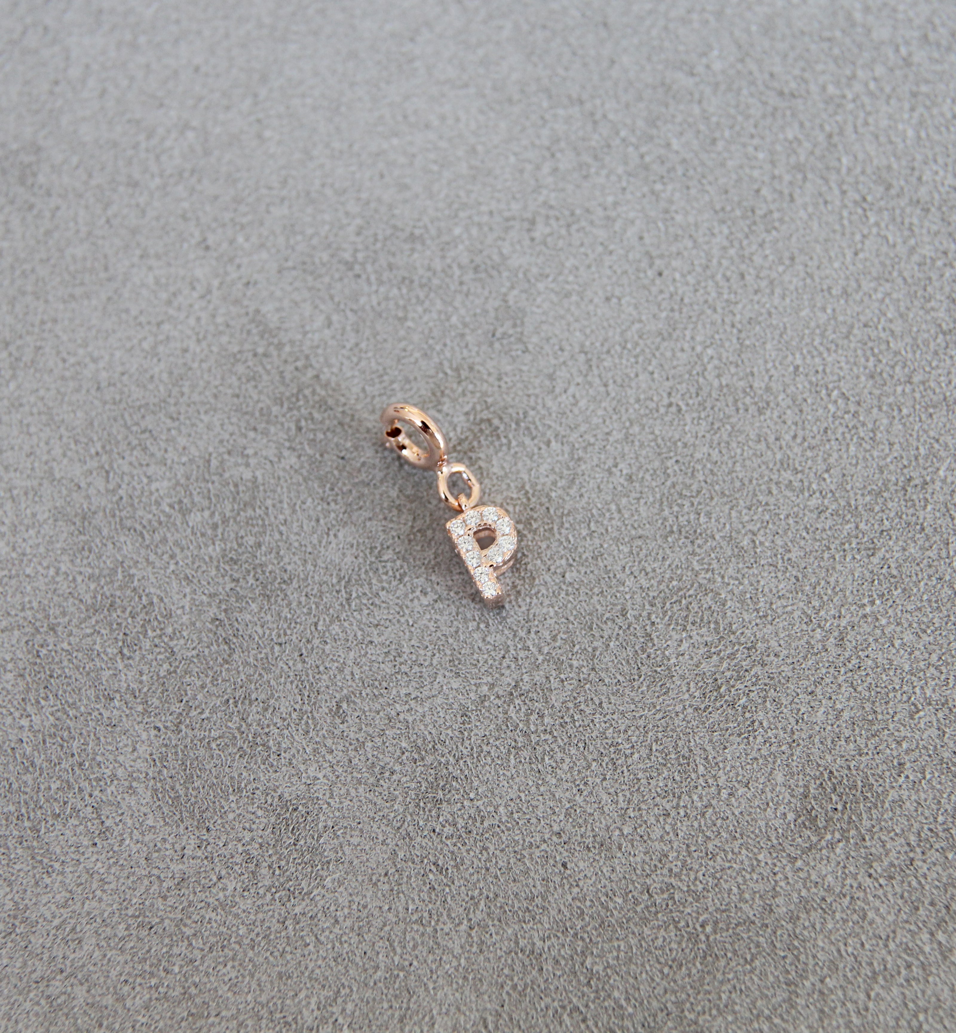 Silver 925 Letter P