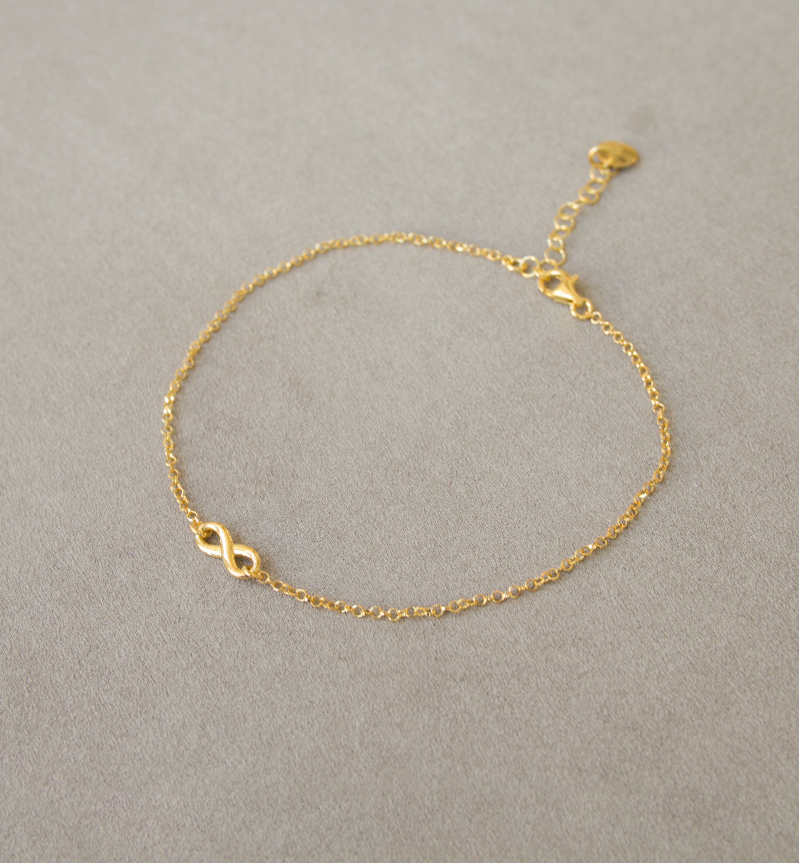 Silver 925 Infinity Ankle Chain
