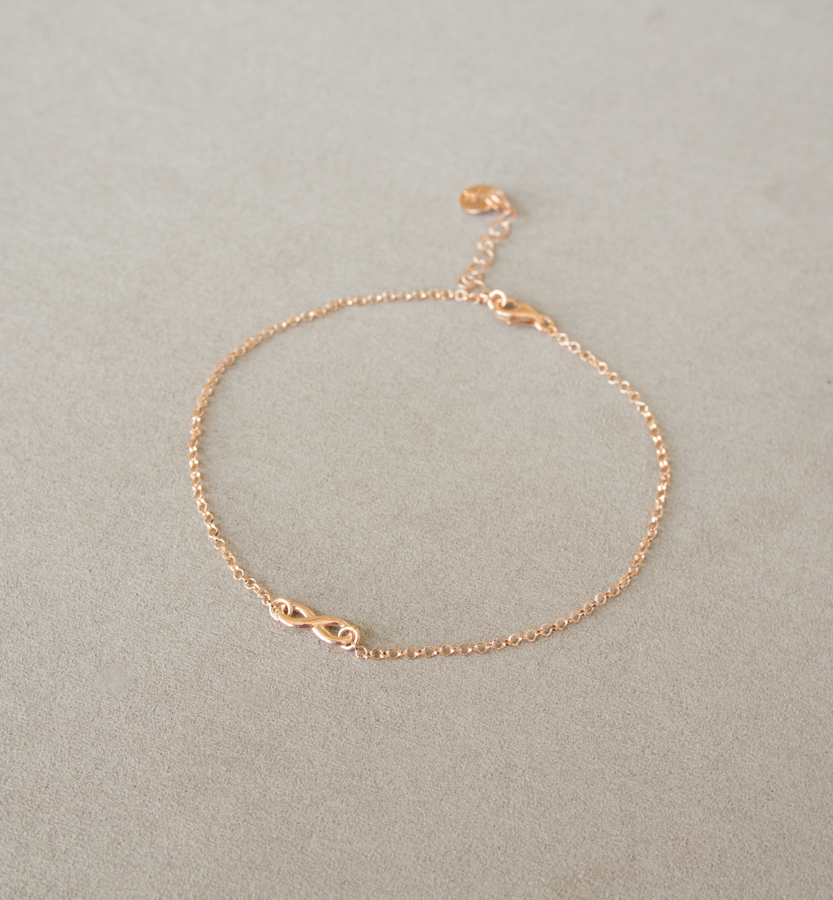 Silver 925 Infinity Ankle Chain