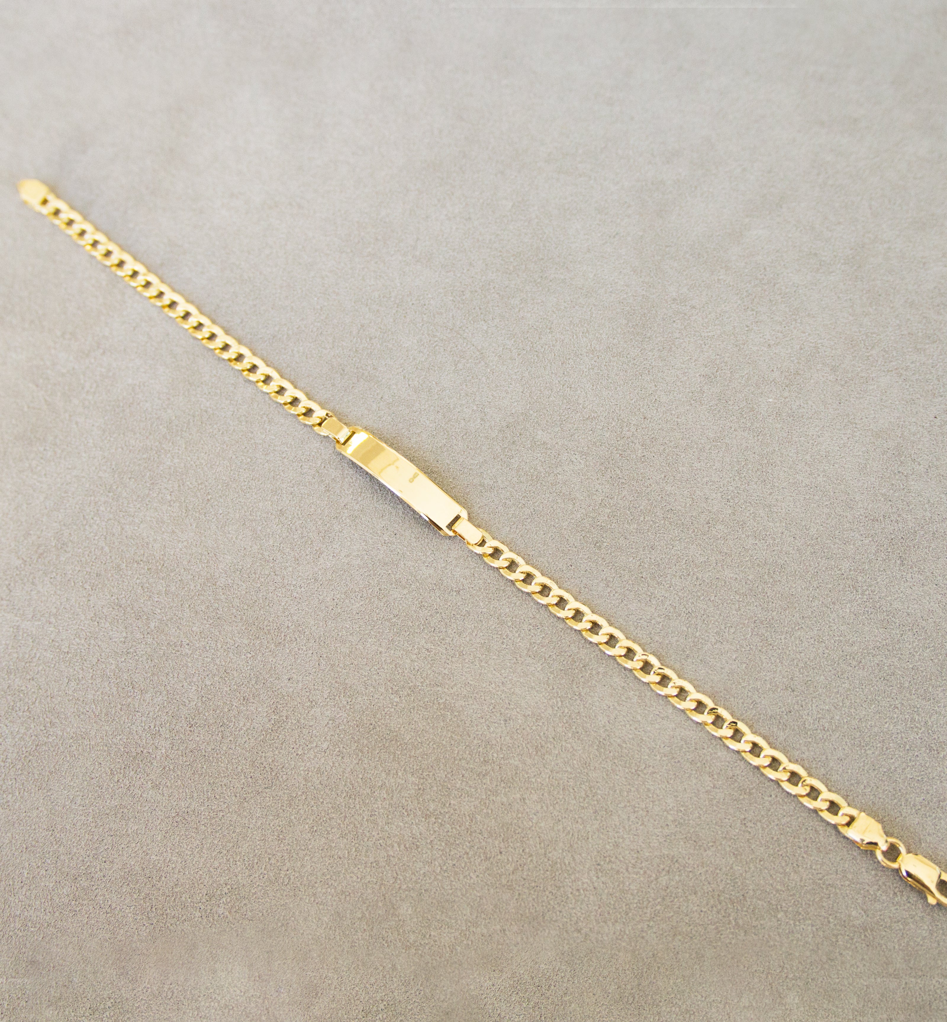 18ct Yellow Gold ID Bracelet
