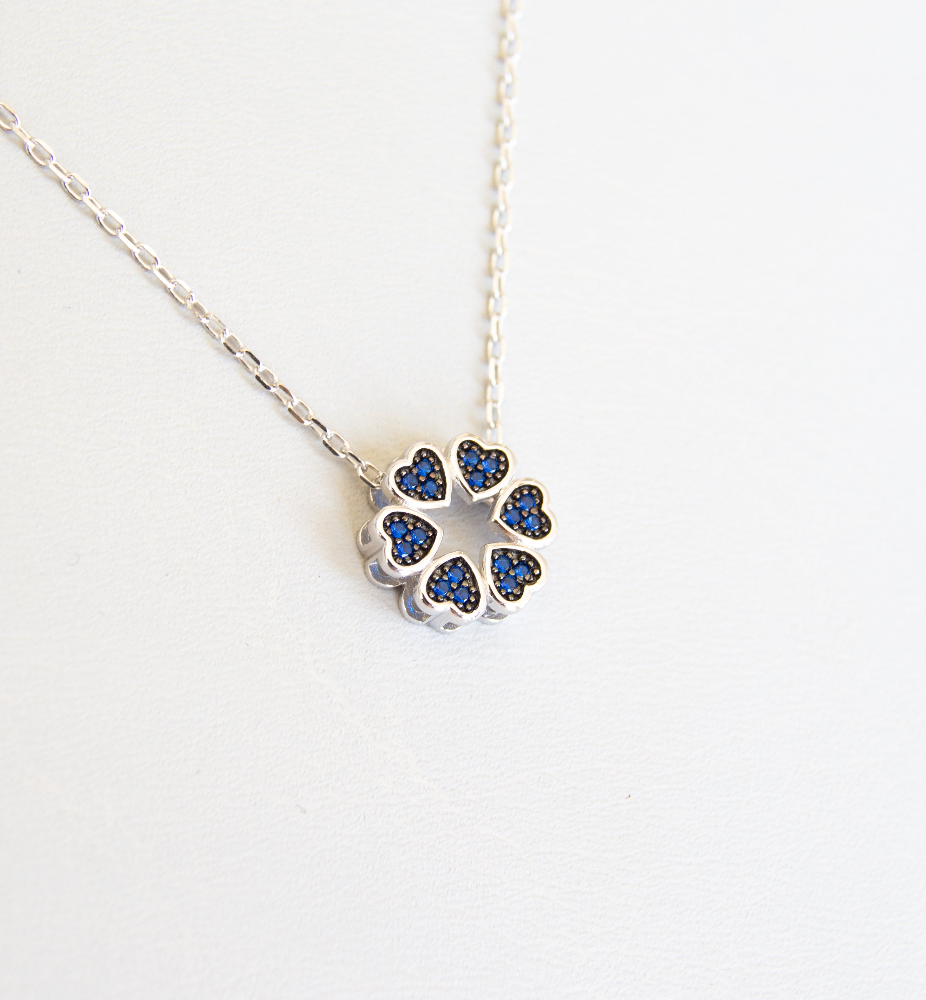 Silver 925 Heart Pendant Necklace