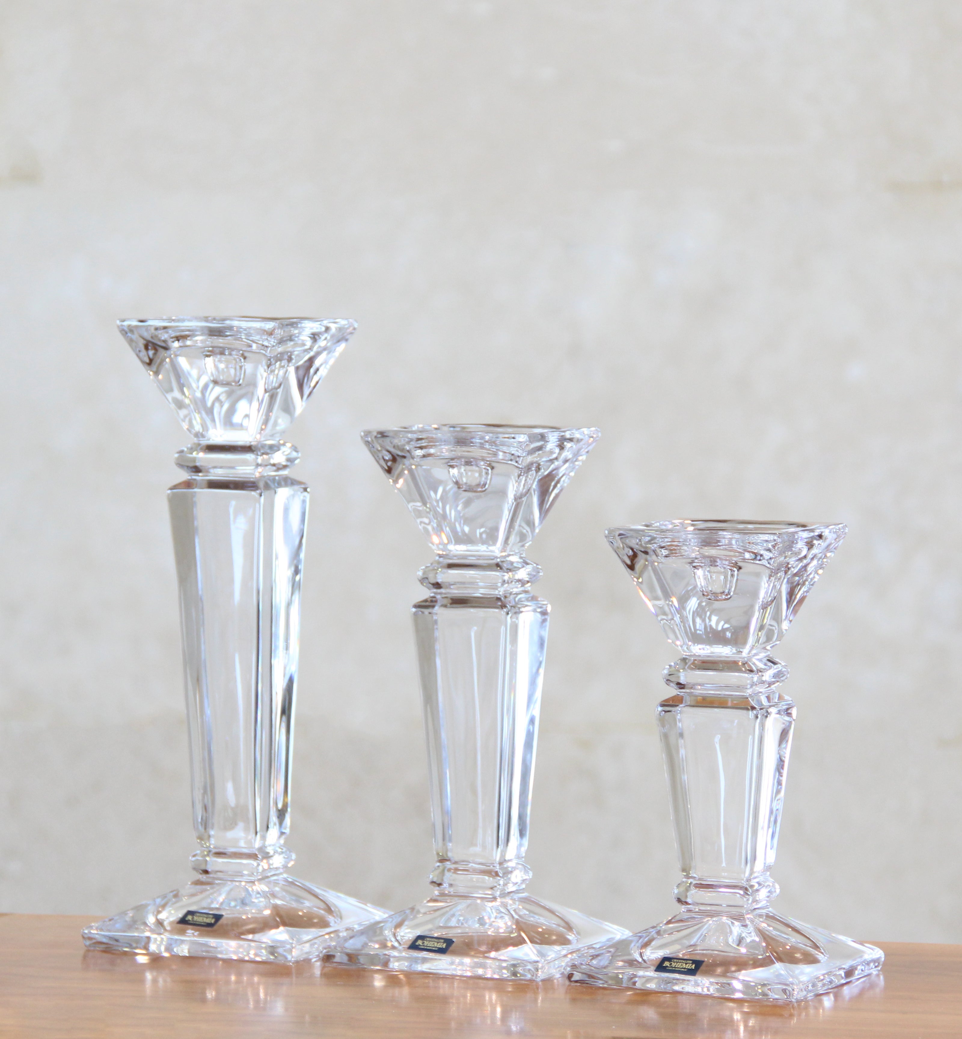 Bohemia Empery Candle Holders