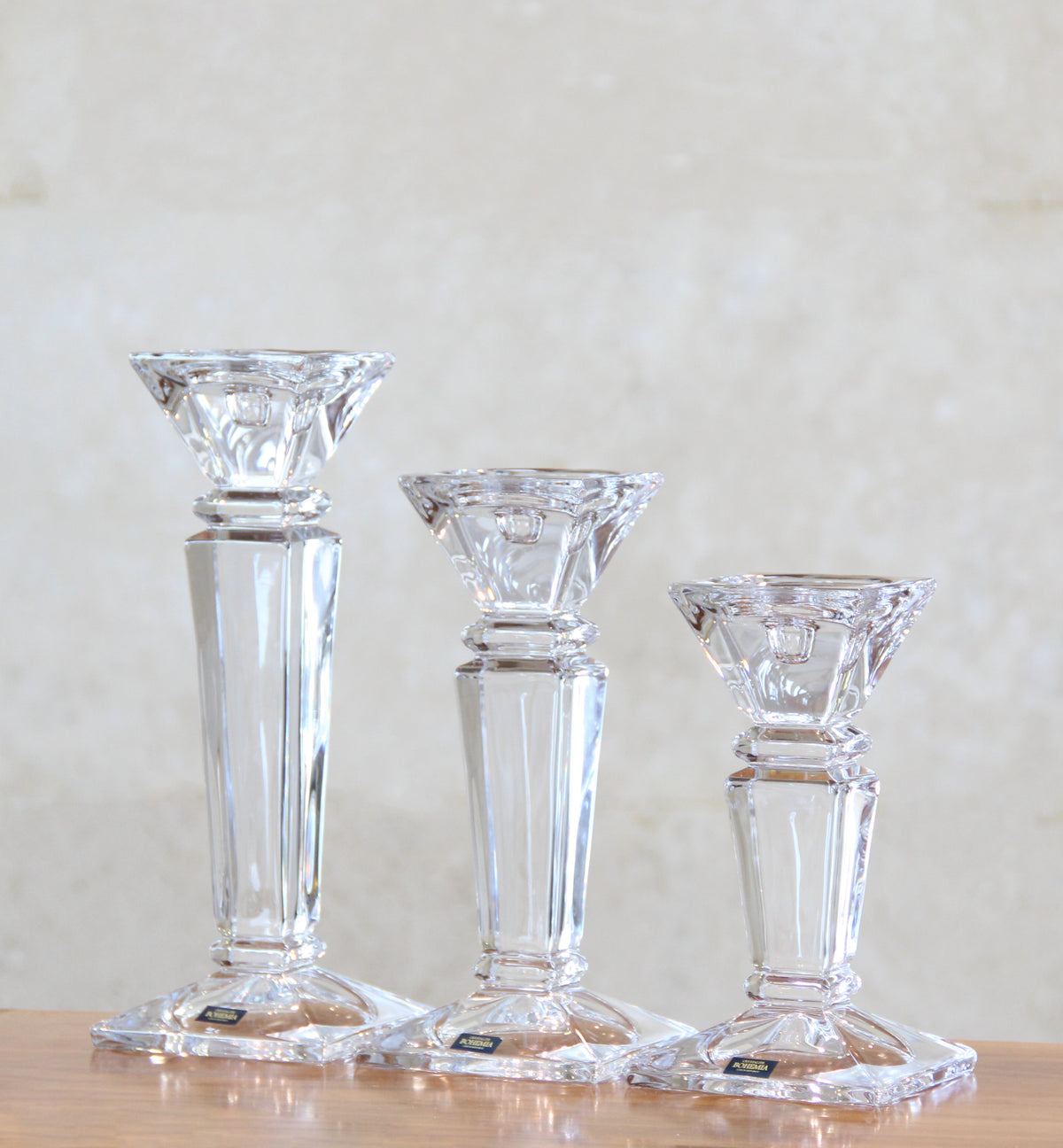 Bohemia Empery Candle Holders