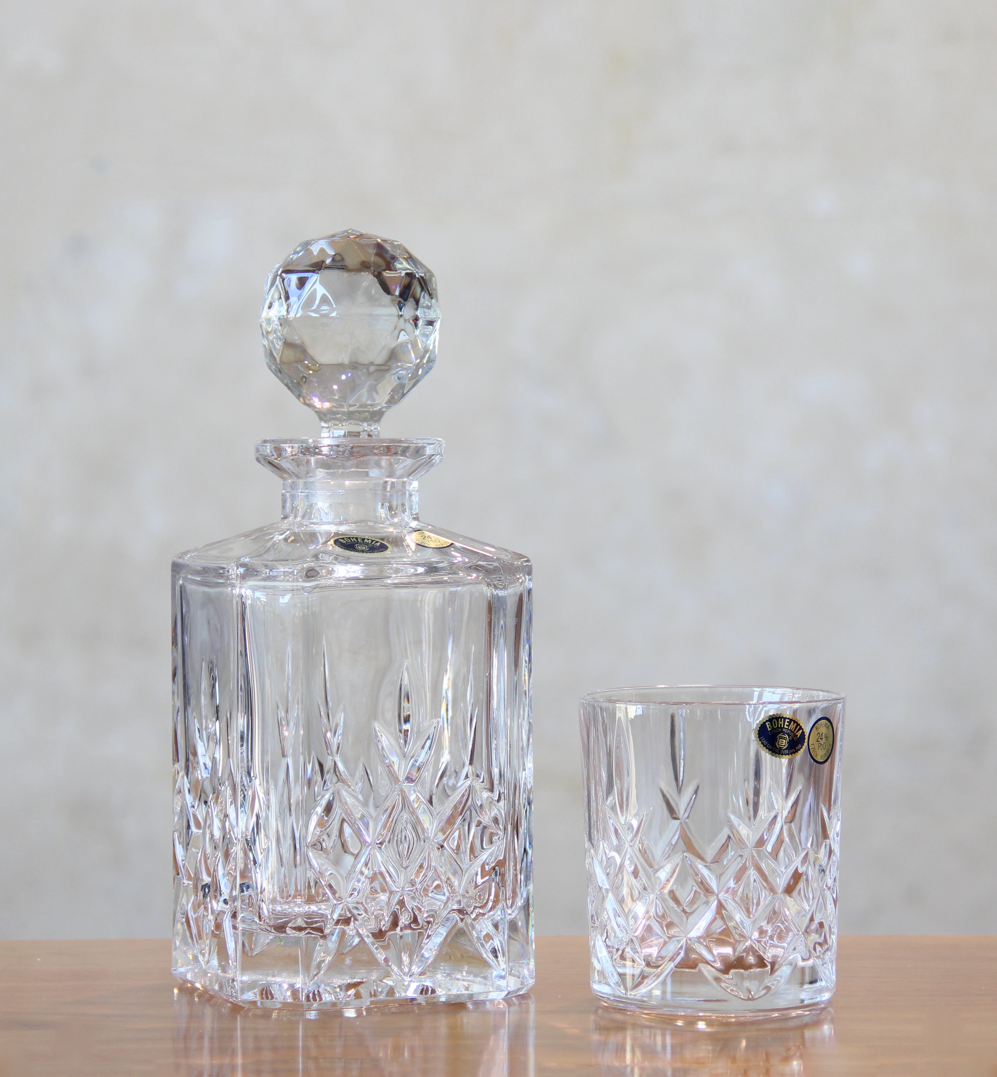 Bohemia Brixton Decanter and Glasses