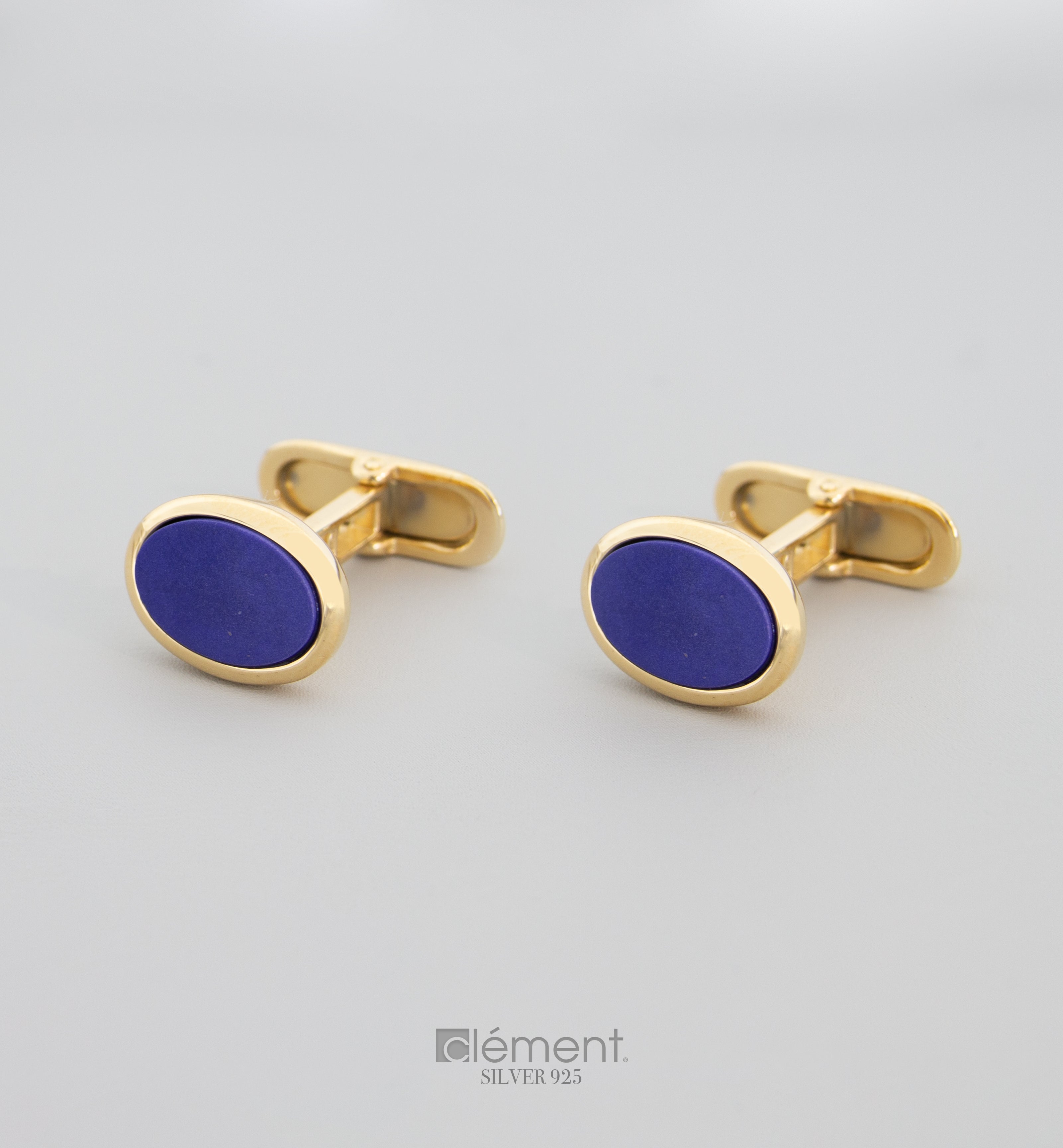 Silver 925 Oval Cufflinks