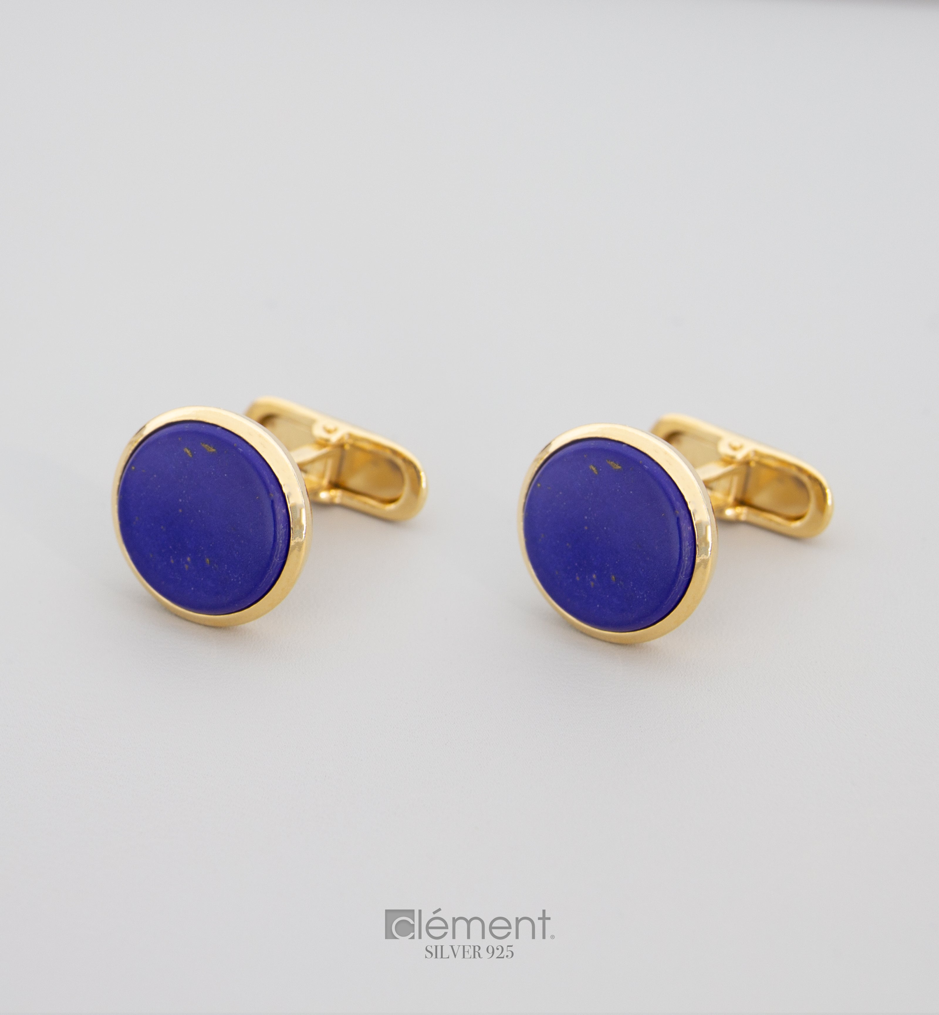 Silver 925 Circle Cufflinks