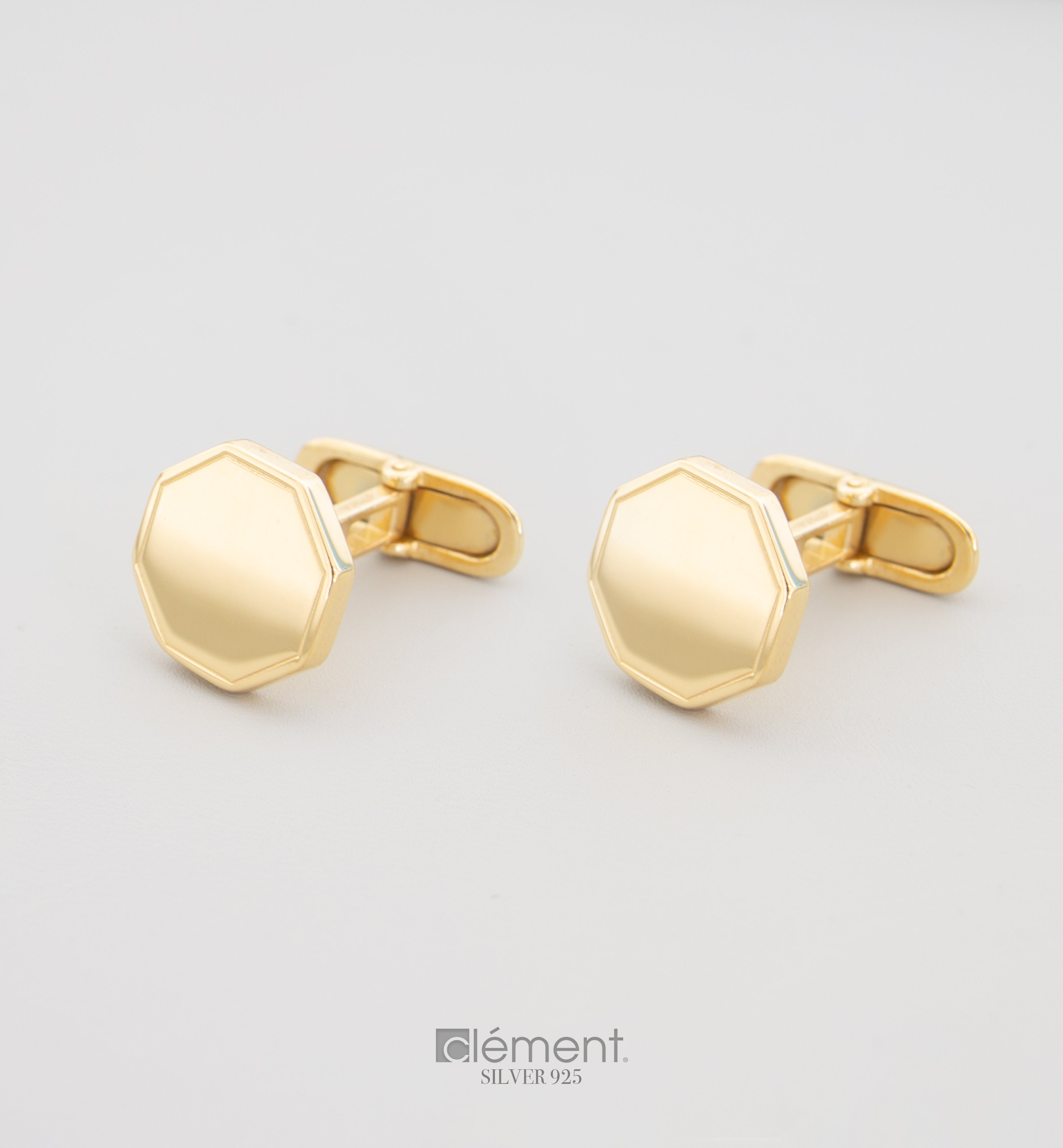 Silver 925 Octagon Cufflinks