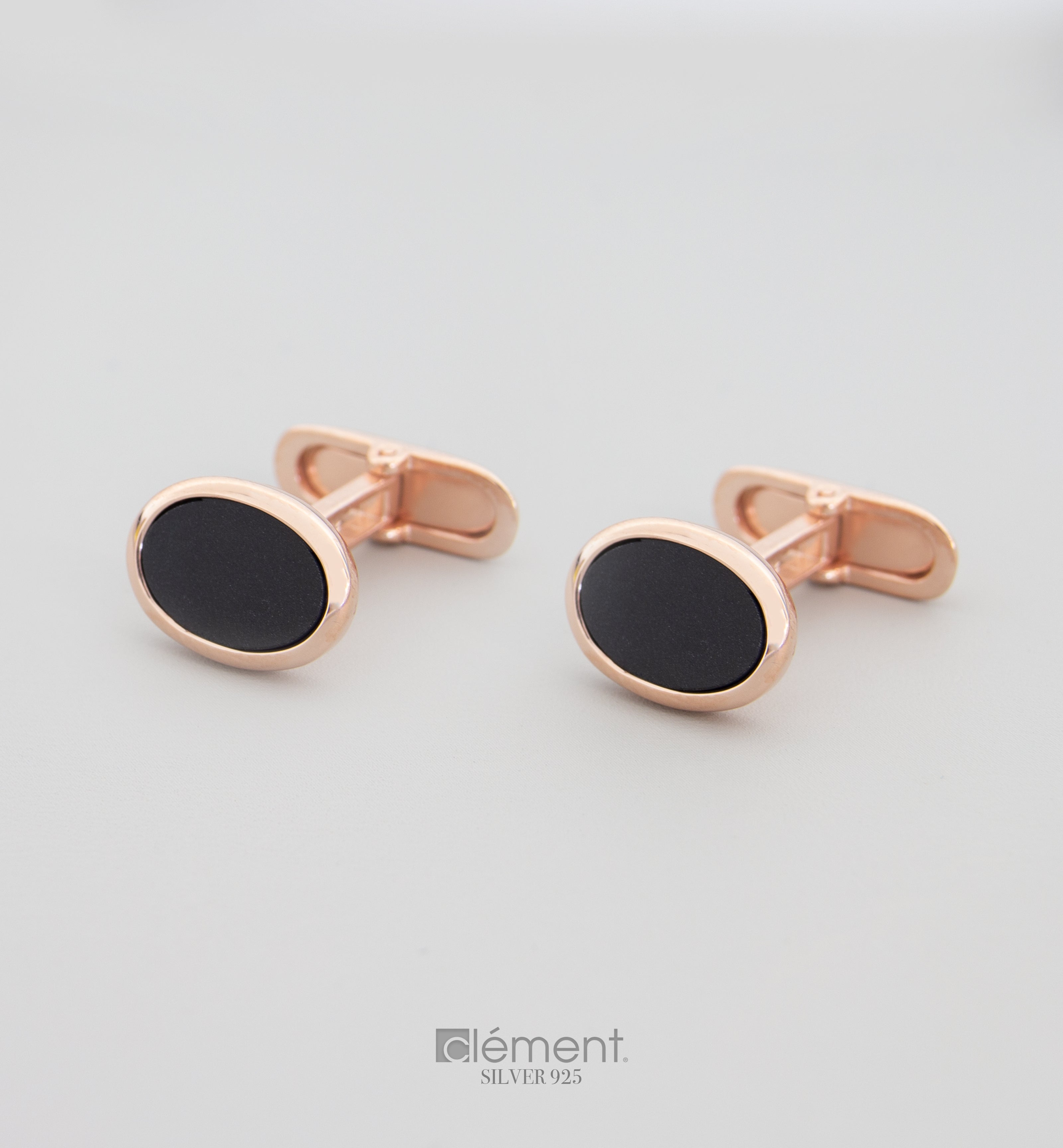 Silver 925 Oval Cufflinks