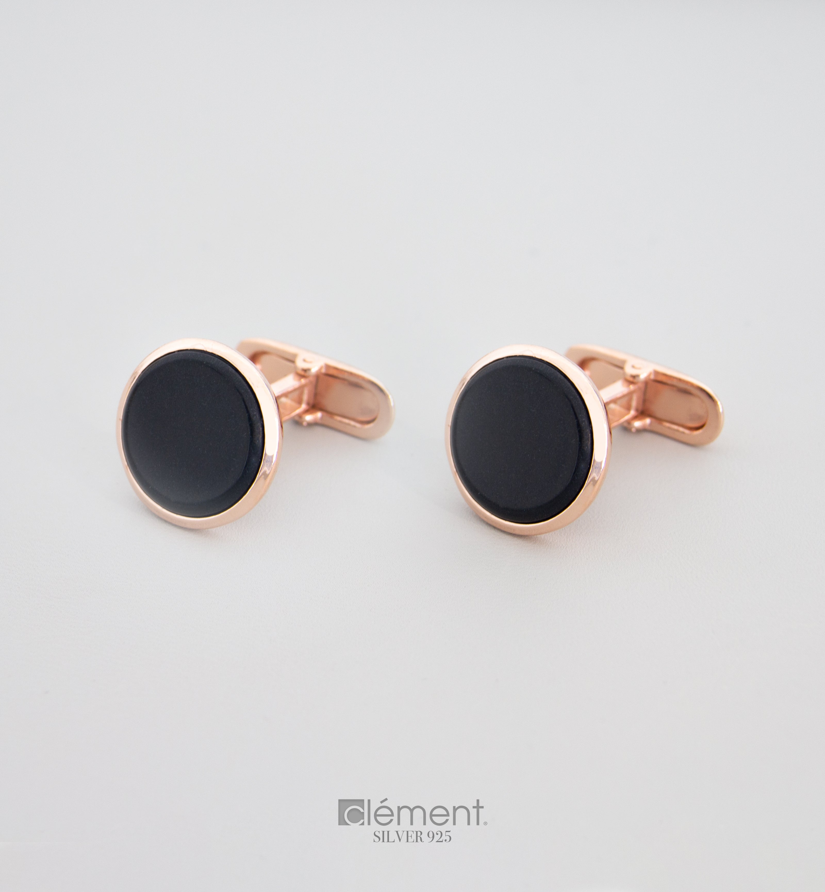 Silver 925 Circle Cufflinks