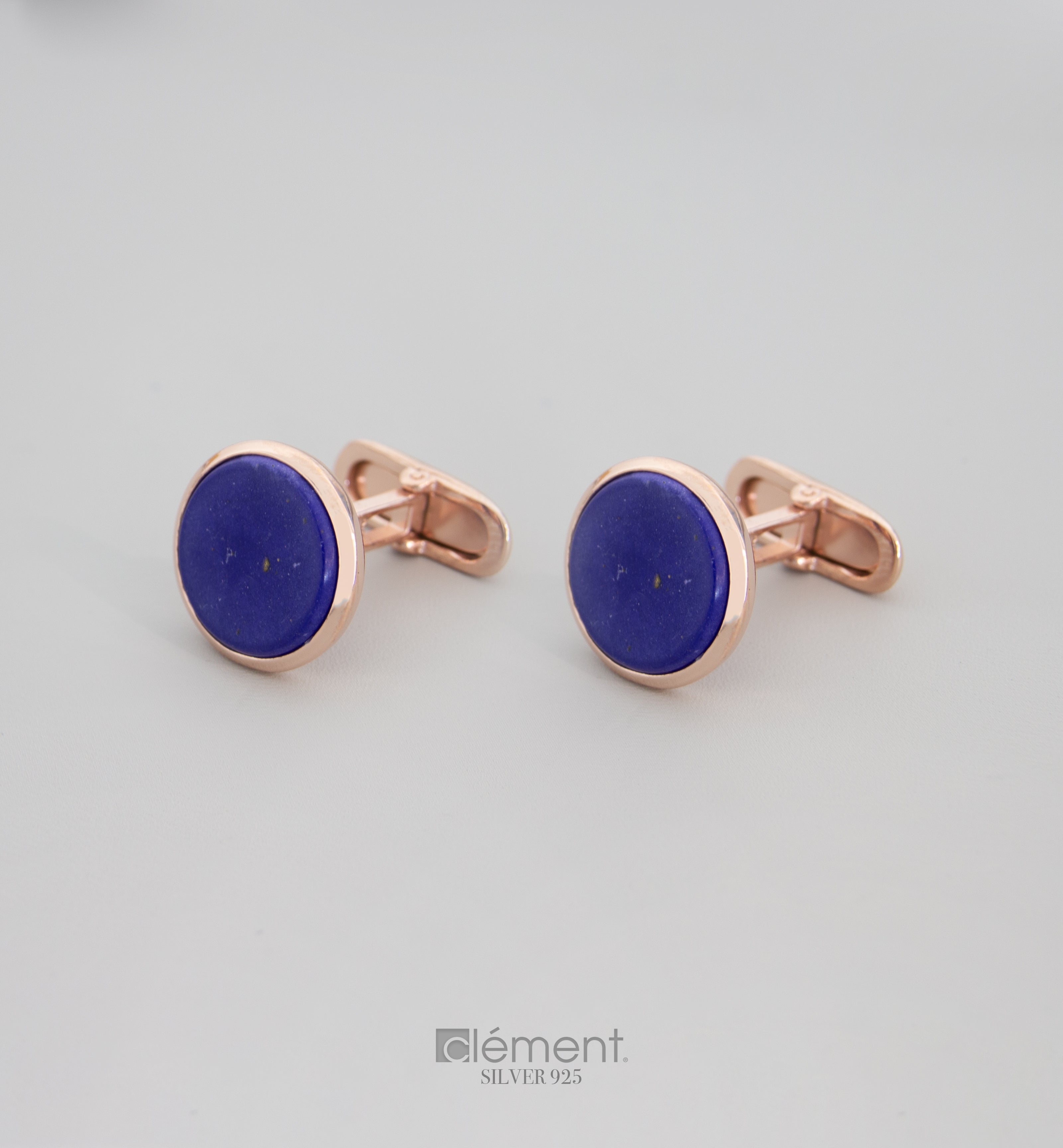 Silver 925 Circle Cufflinks