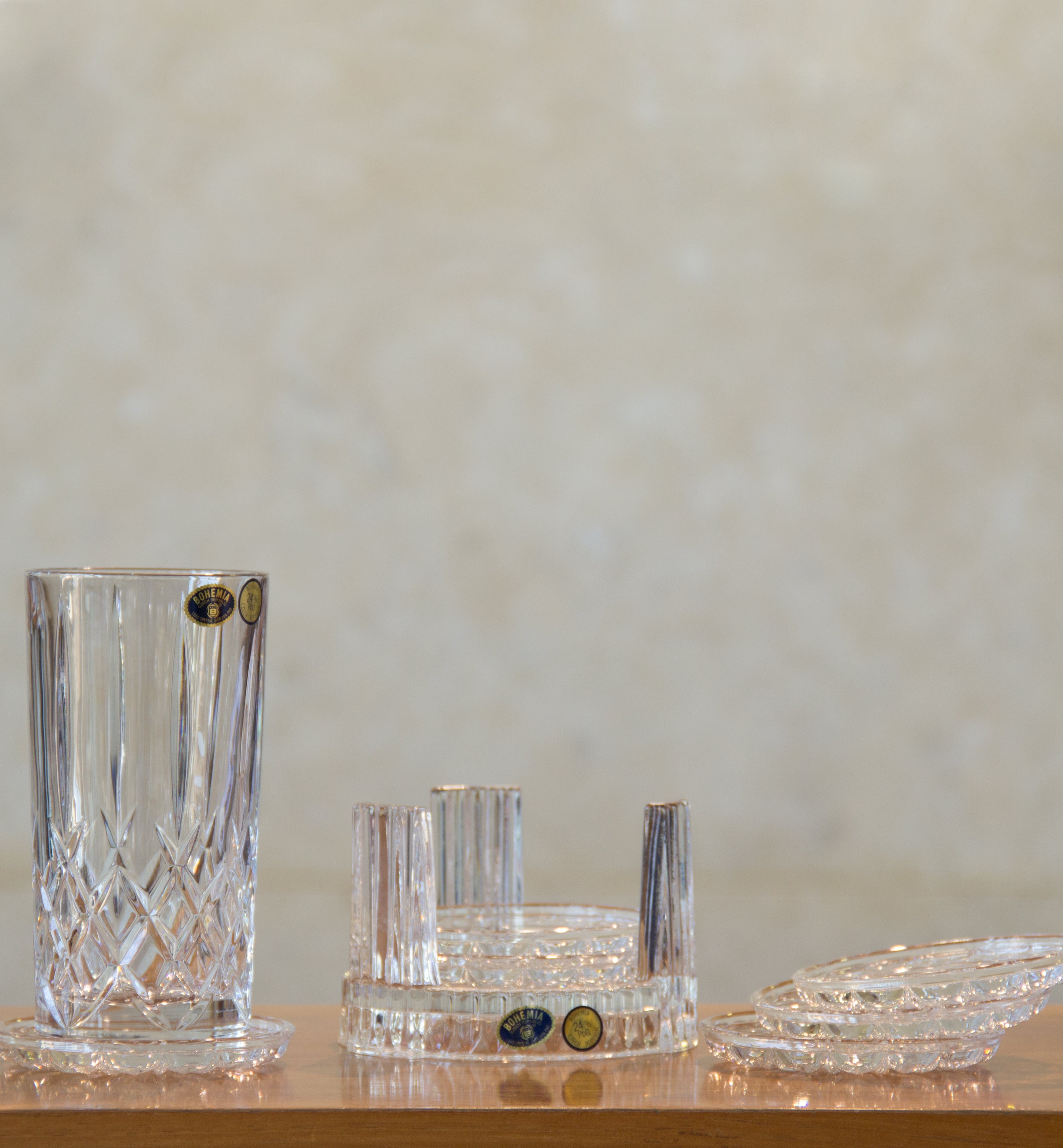 Bohemia Crystal Coasters