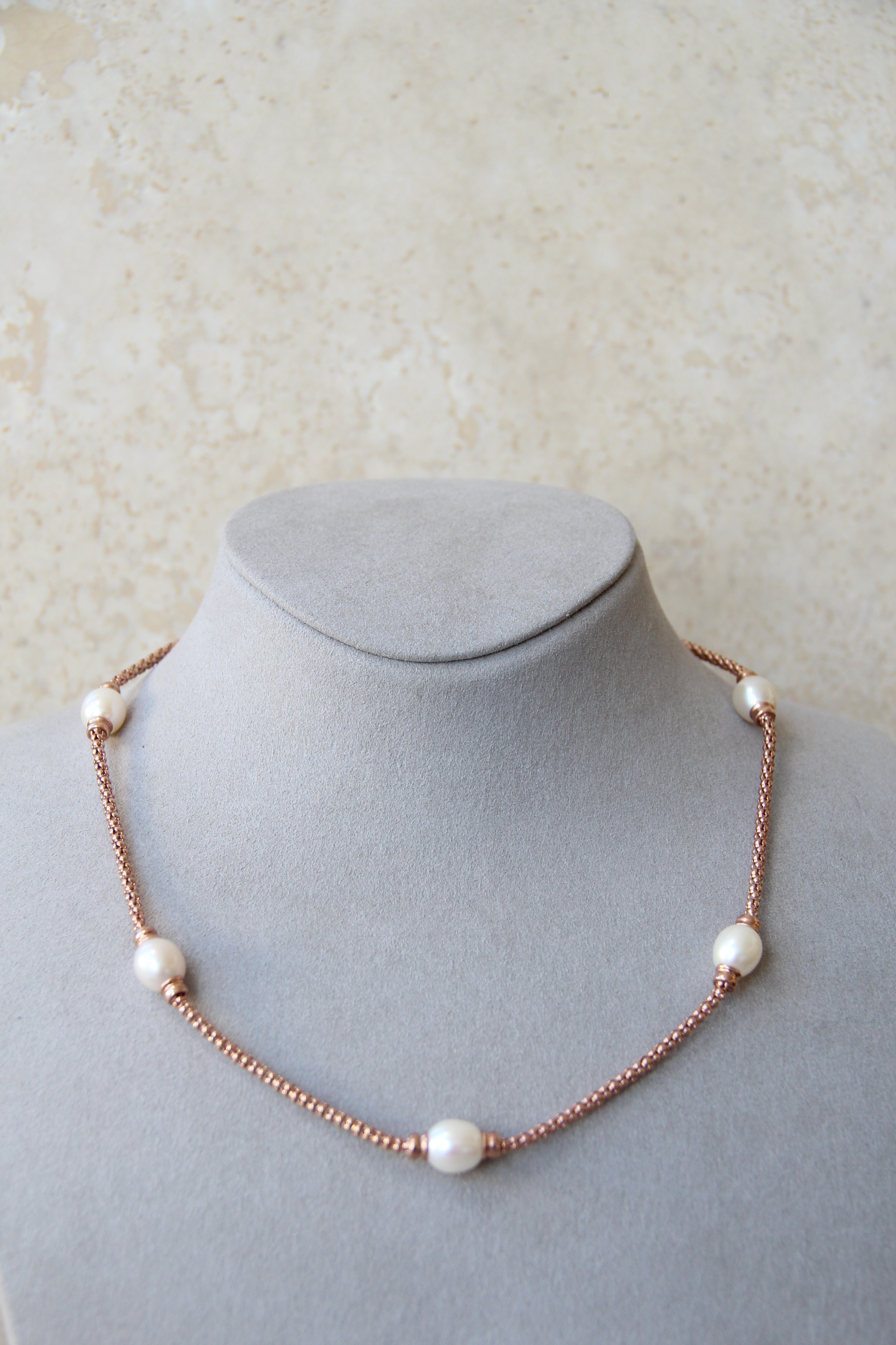 Silver 925 Necklace with Cultured Pearls