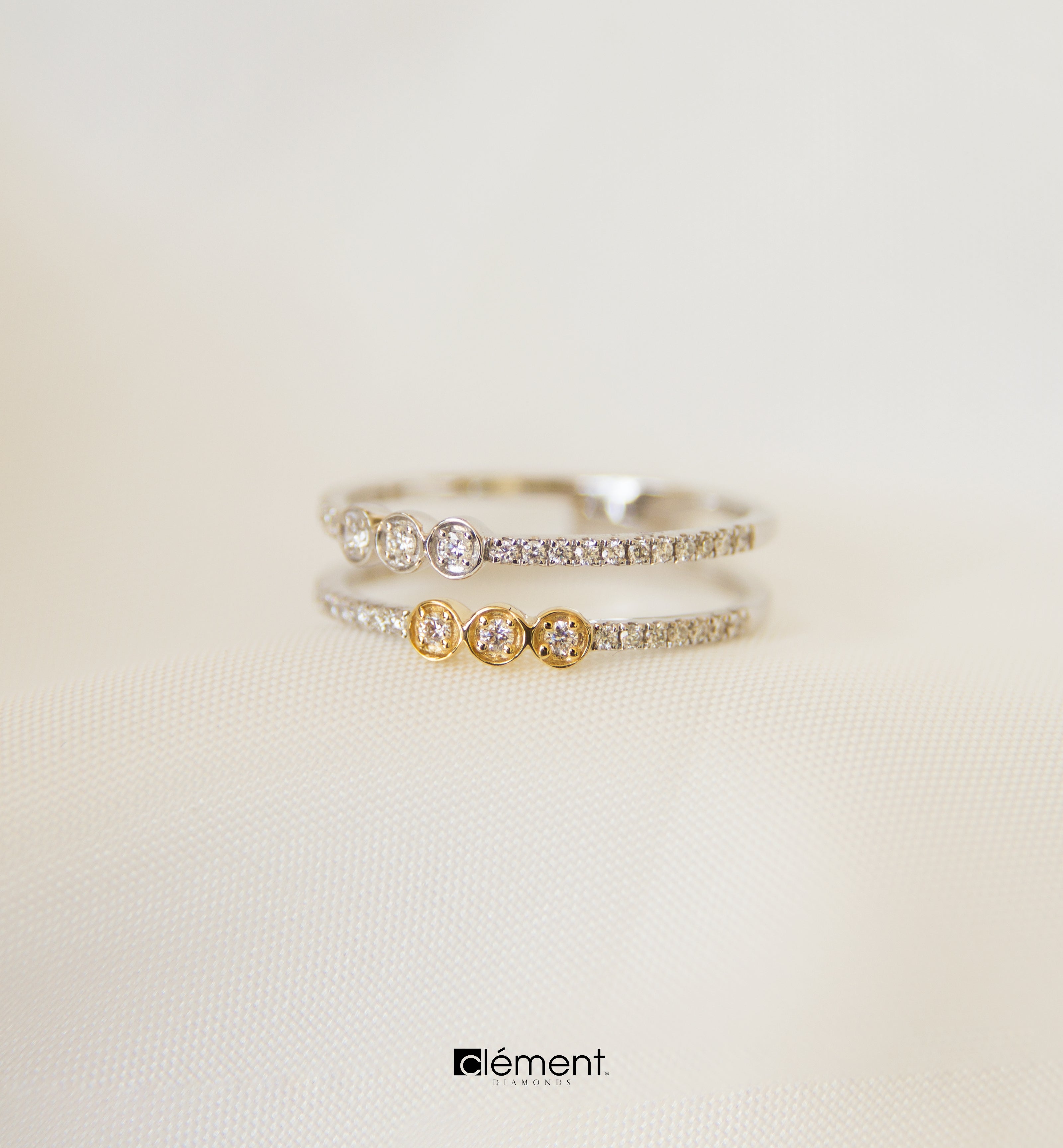 18ct Gold Natural Diamond Ring