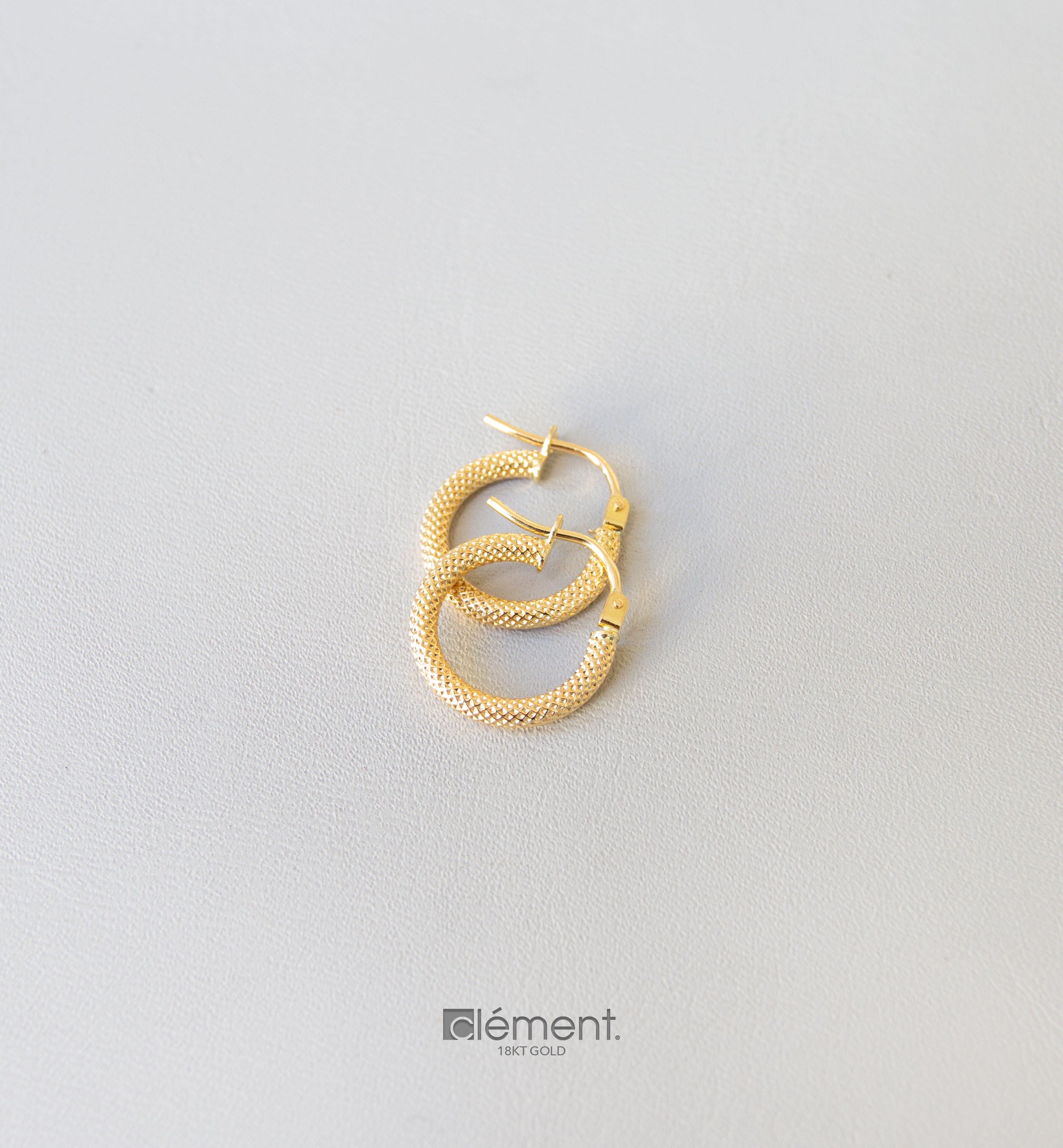 18ct Yellow Gold Hoop Earrings