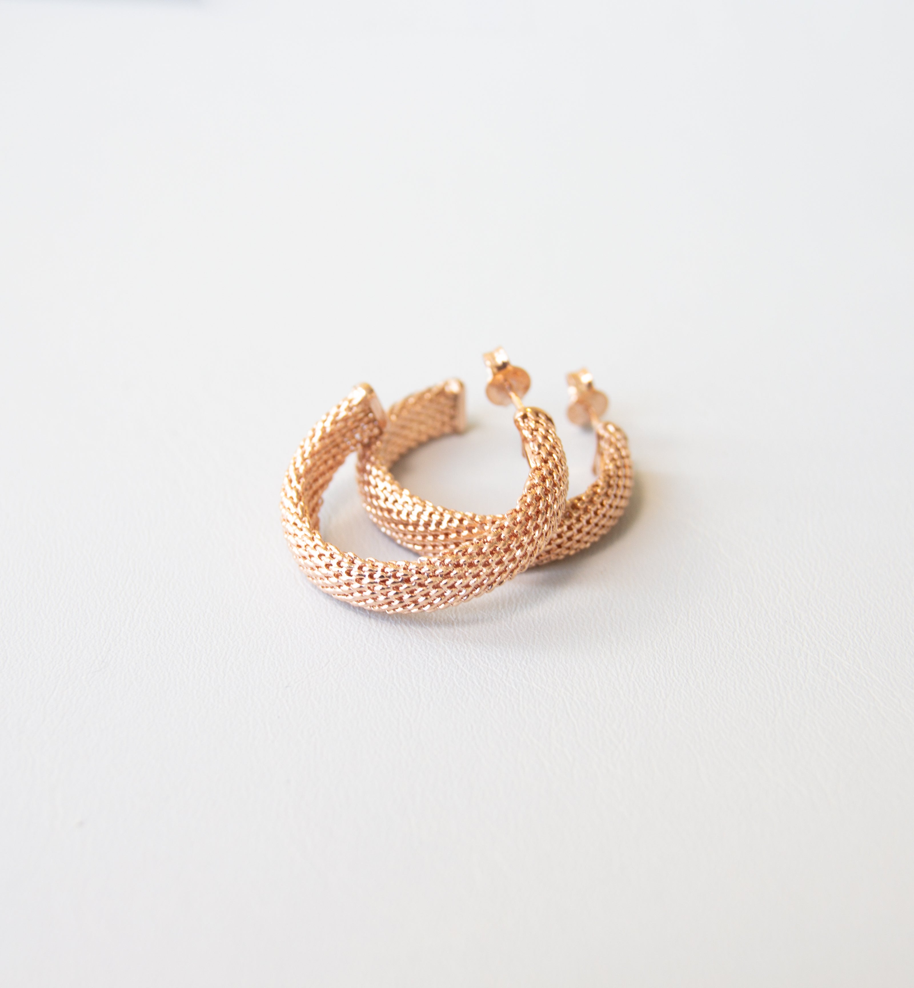 Silver 925 Design Hoop Earring
