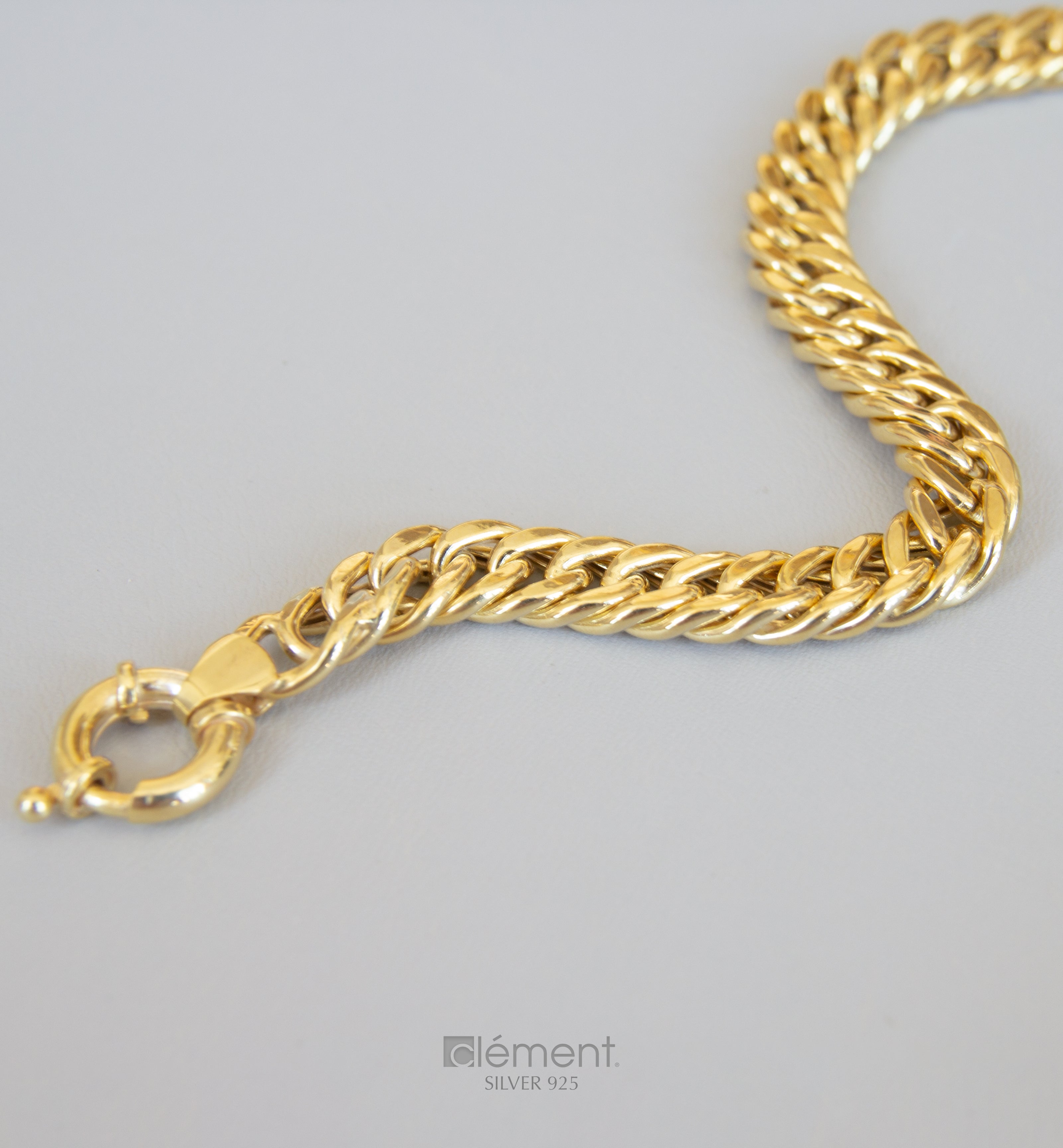 Silver 925 Cuban Style Bracelet