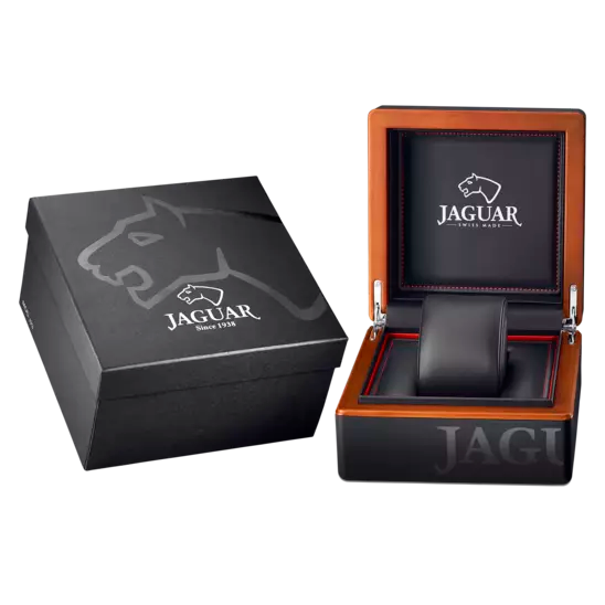 JAGUAR MEN'S BLACK EXECUTIVE STAINLESS STEEL WATCH BRACELET J862/2
