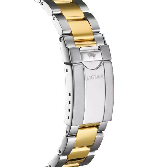 JAGUAR MEN'S BLACK EXECUTIVE STAINLESS STEEL WATCH BRACELET J863/D