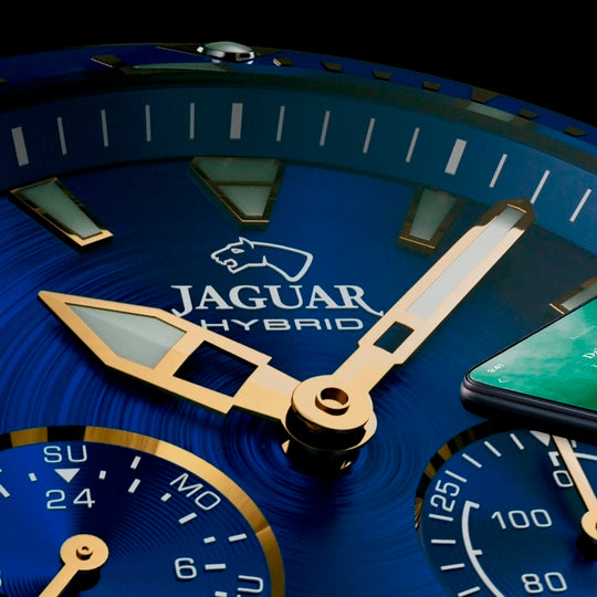 JAGUAR MEN'S BLUE CONNECTED STAINLESS STEEL J889/1