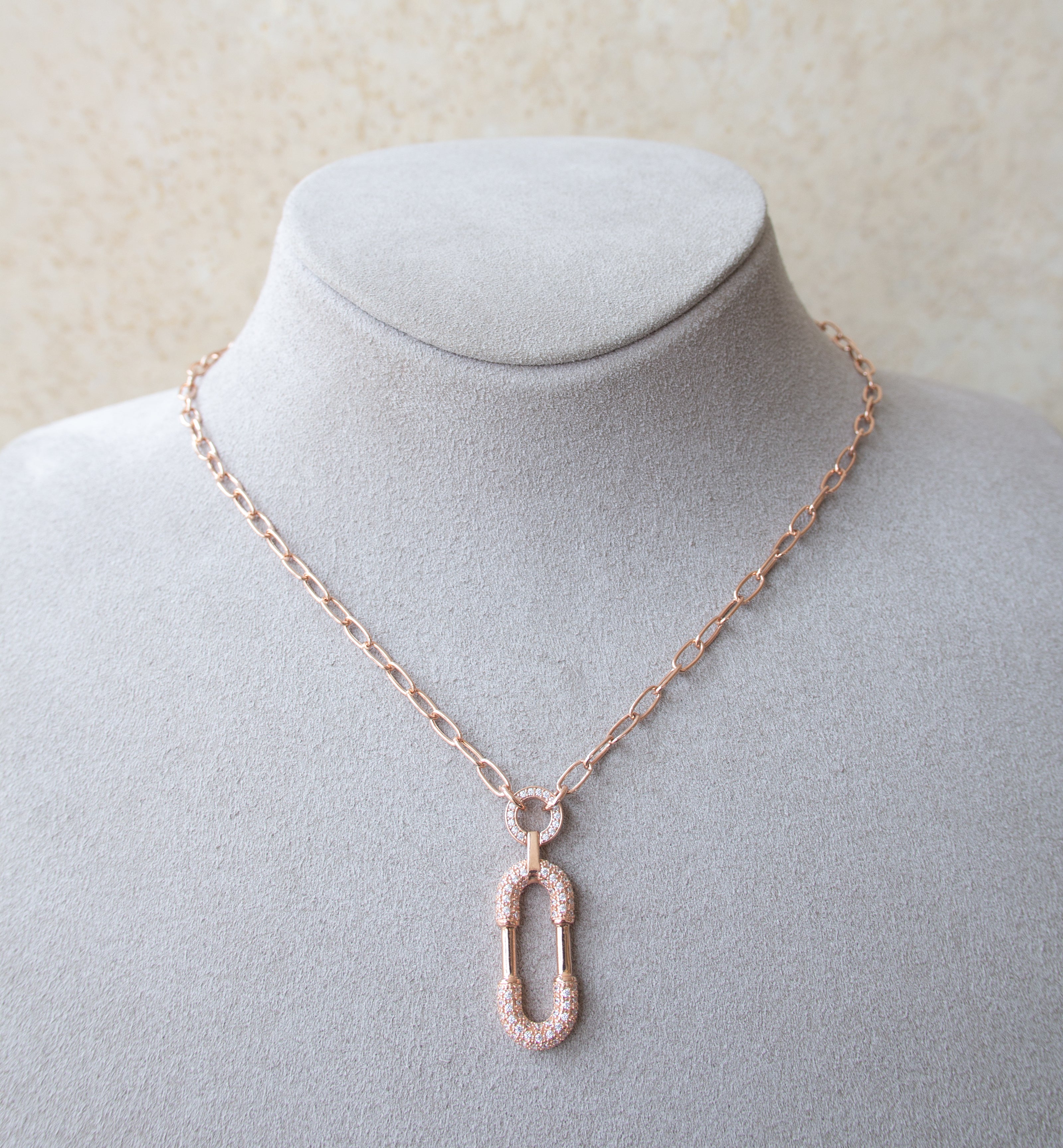 Silver 925 Oval Pendant Necklace
