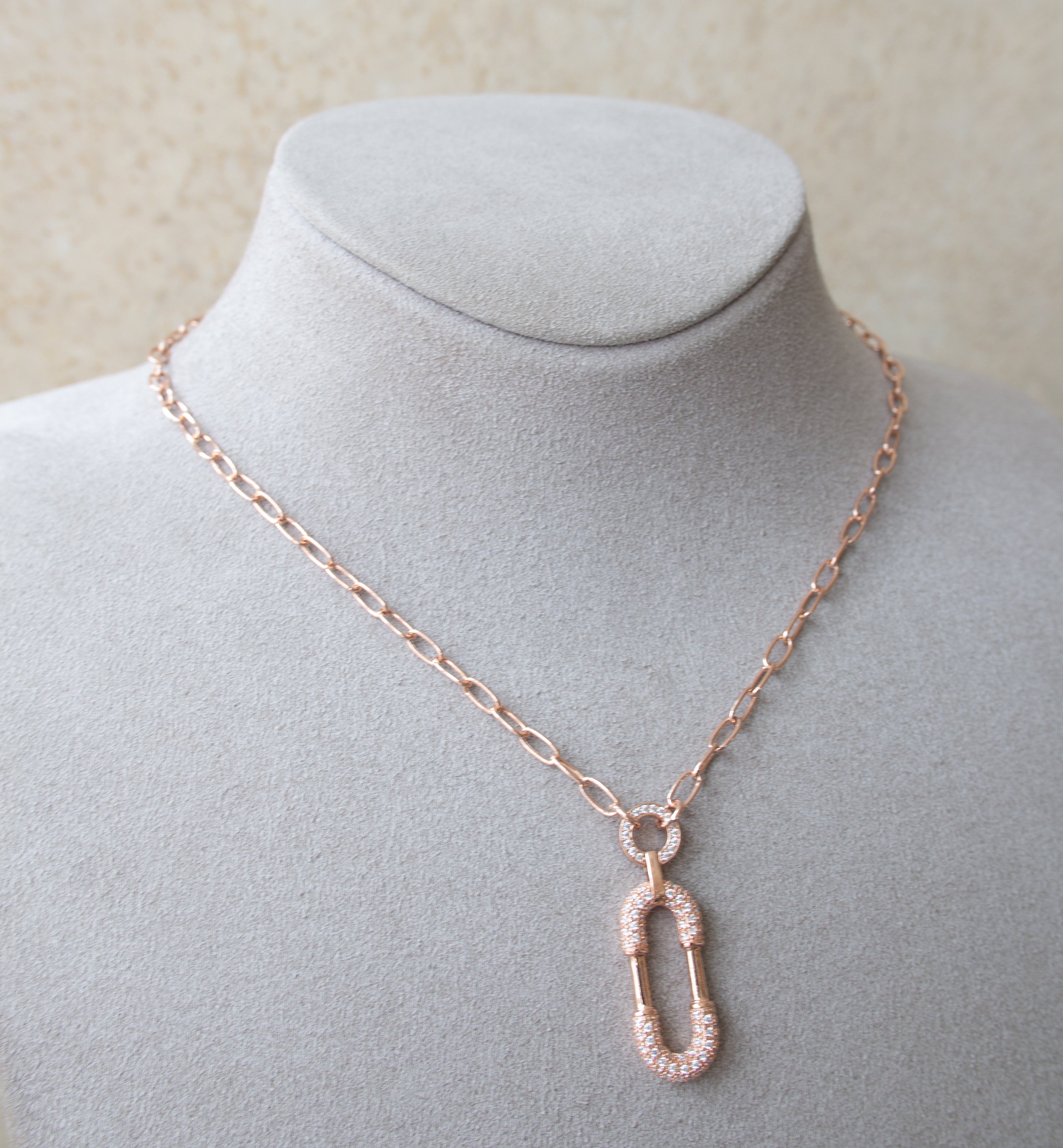 Silver 925 Oval Pendant Necklace