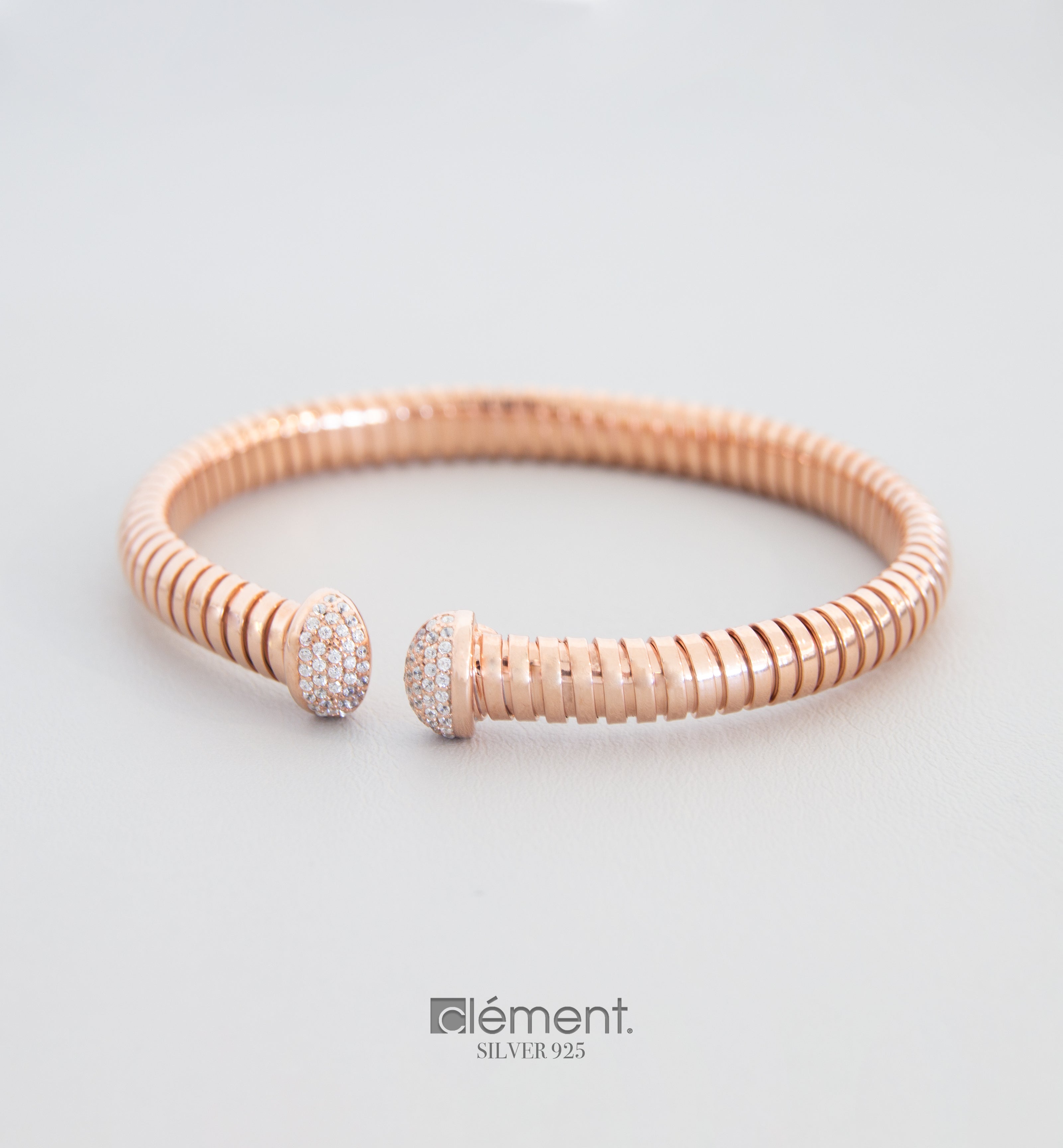 Silver 925 Yellow Gold Plated Bangle