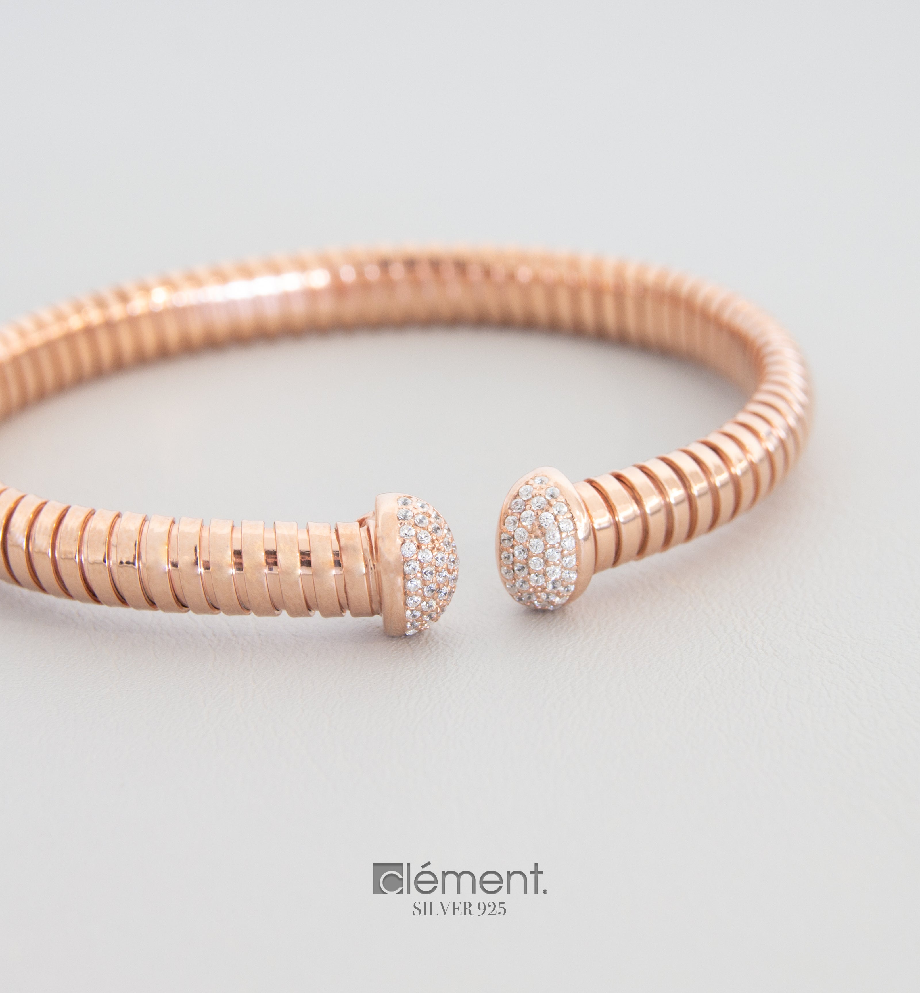 Silver 925 Yellow Gold Plated Bangle