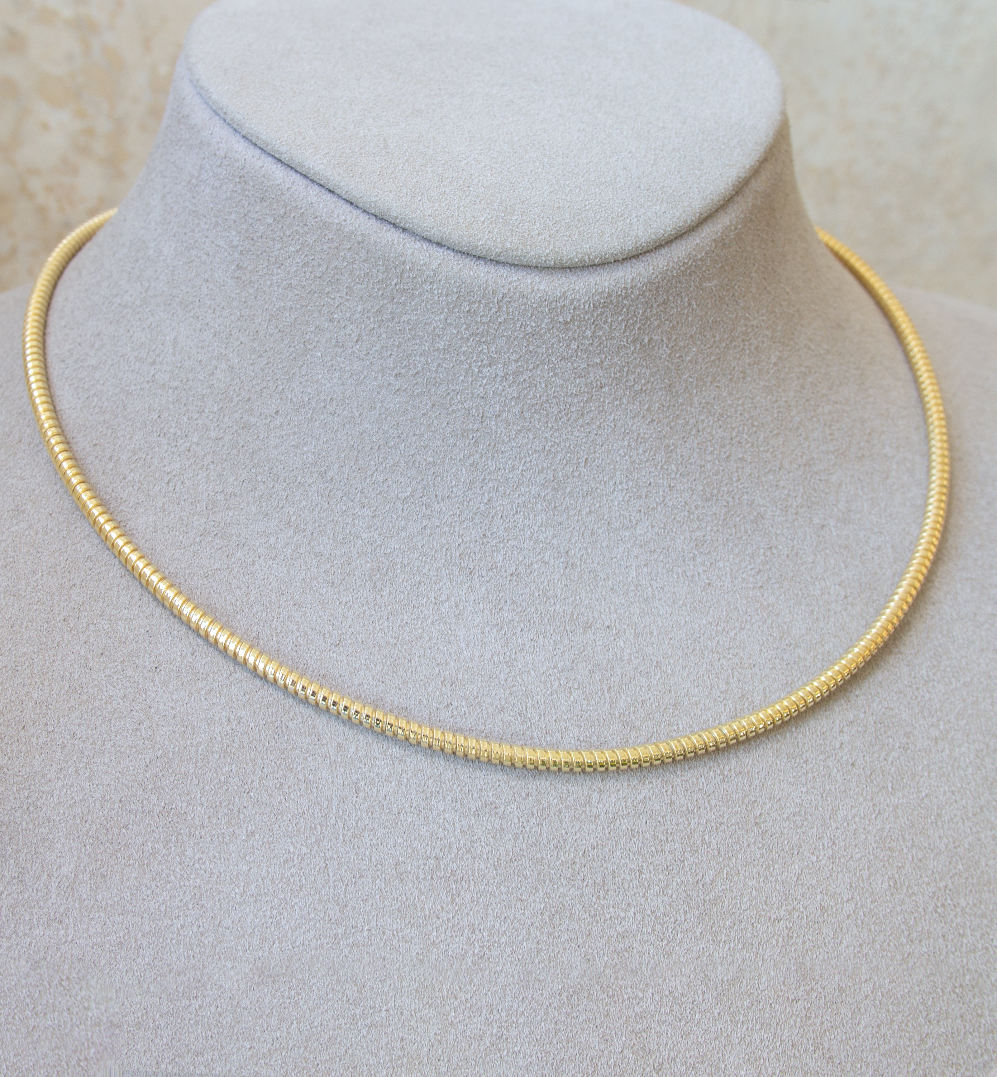 Silver 925 Tubogas Style Necklace
