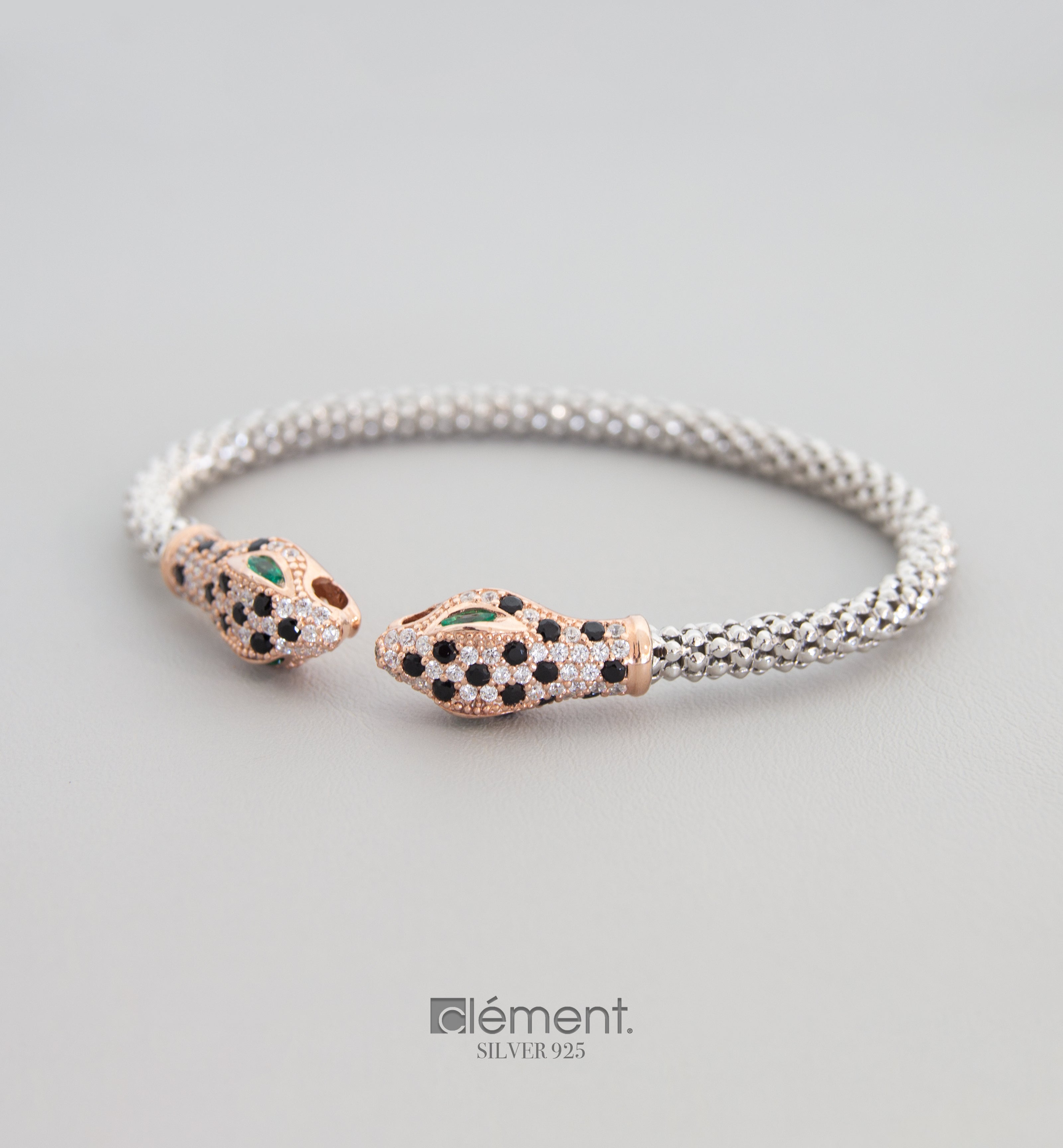 Silver 925 Snake Bangle