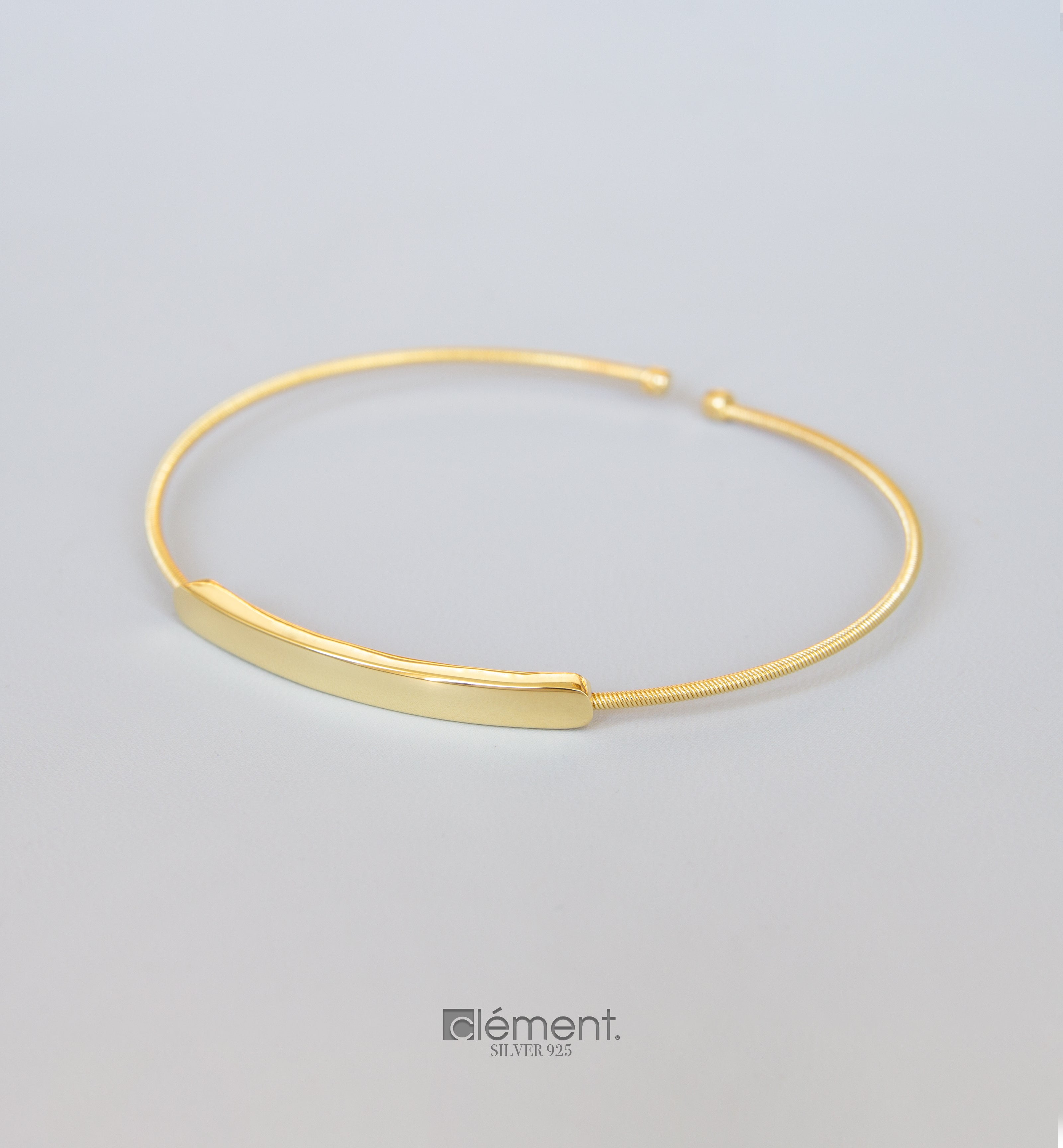 Silver 925 Engravable ID Bangle