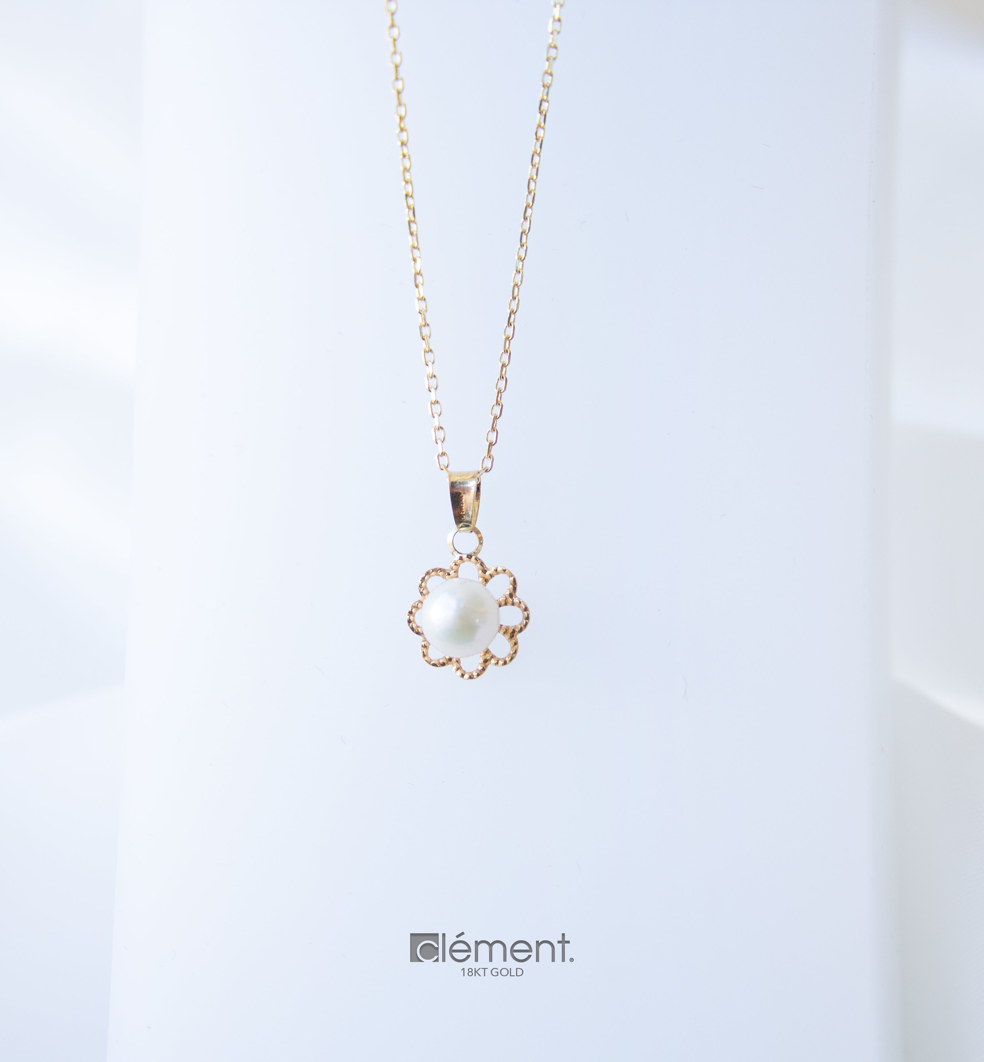 18ct Gold Pearl Pendant
