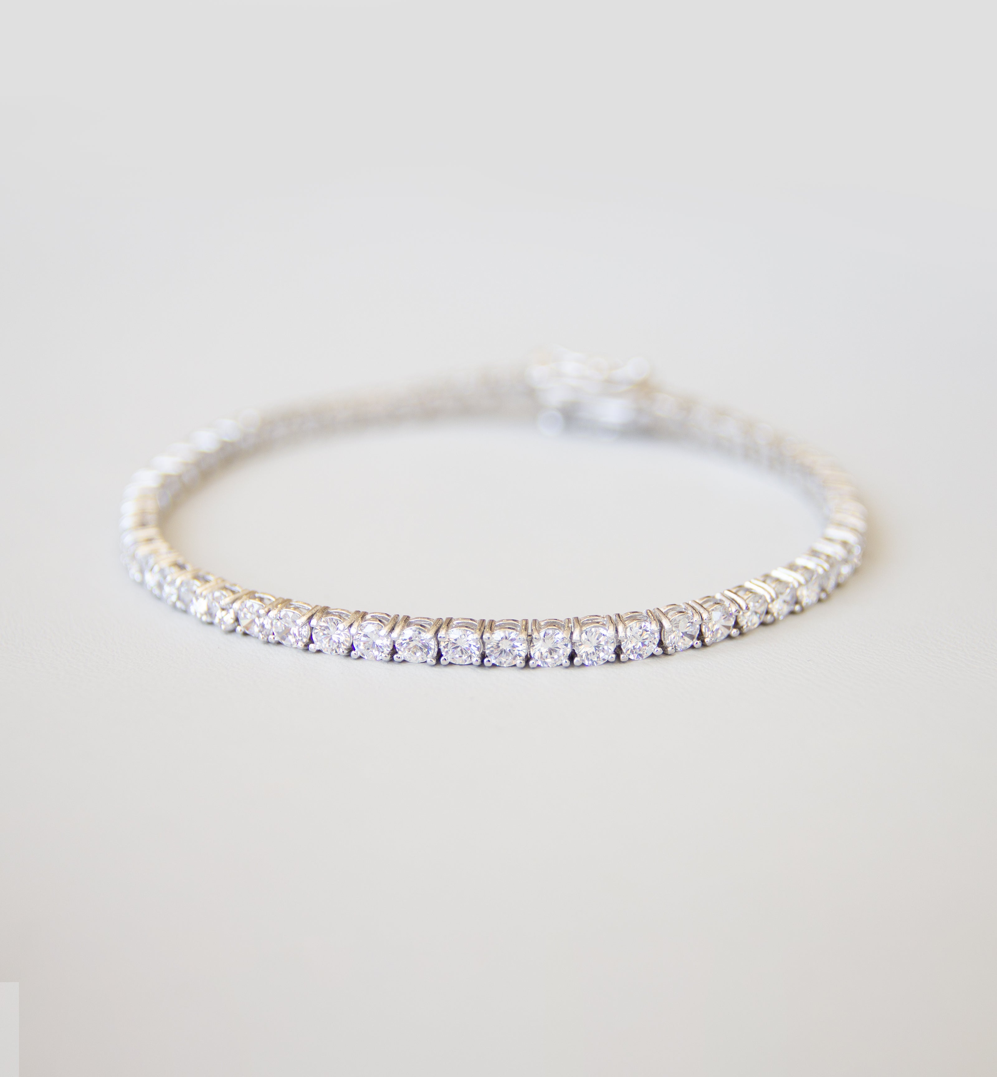 Silver 925 Tennis Bracelet with Cubic Zircon Stone