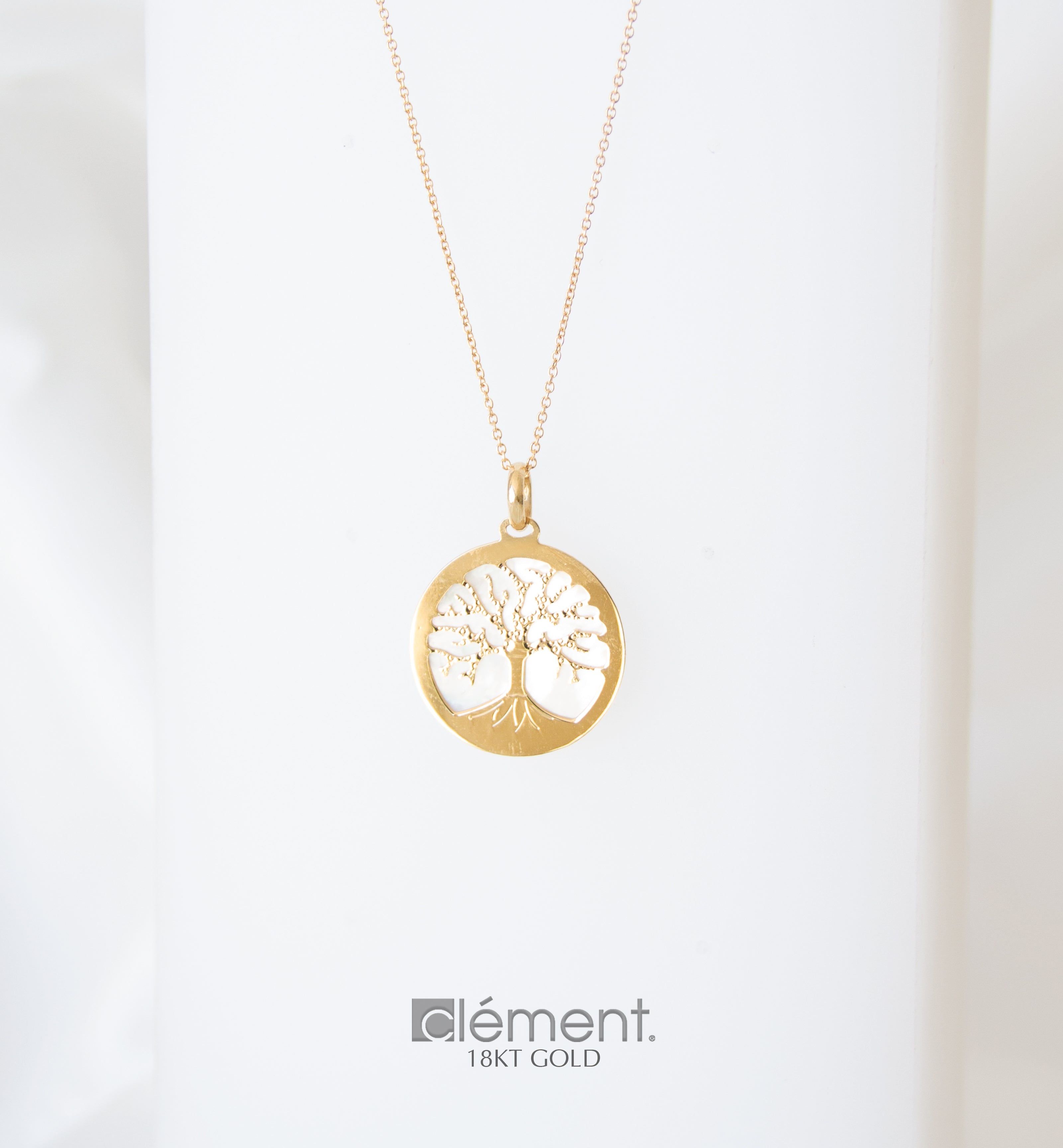 18ct Yellow Gold Double Sided Pendant