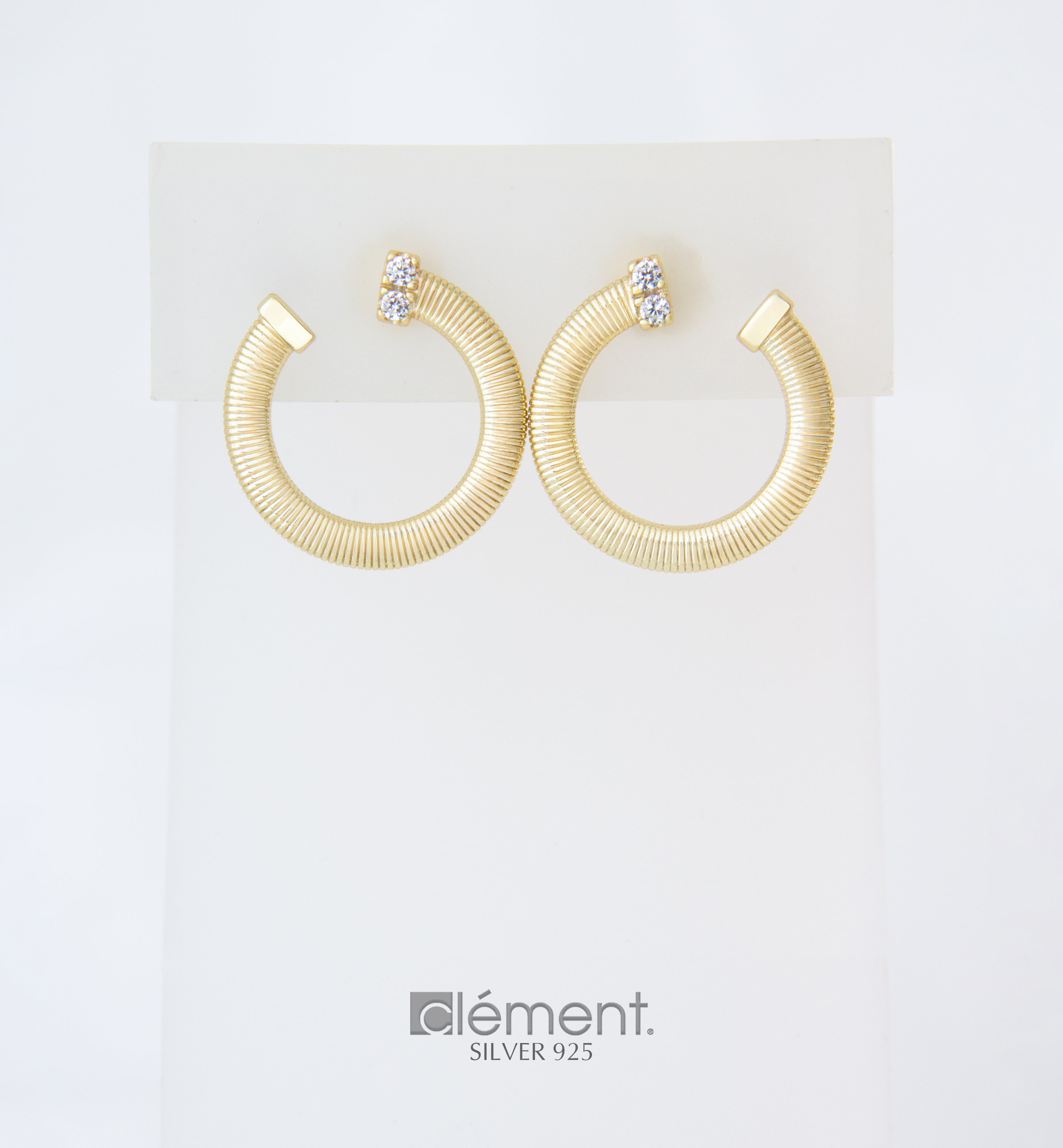 Silver 925 Earrings with Cubic Zirconia Stones