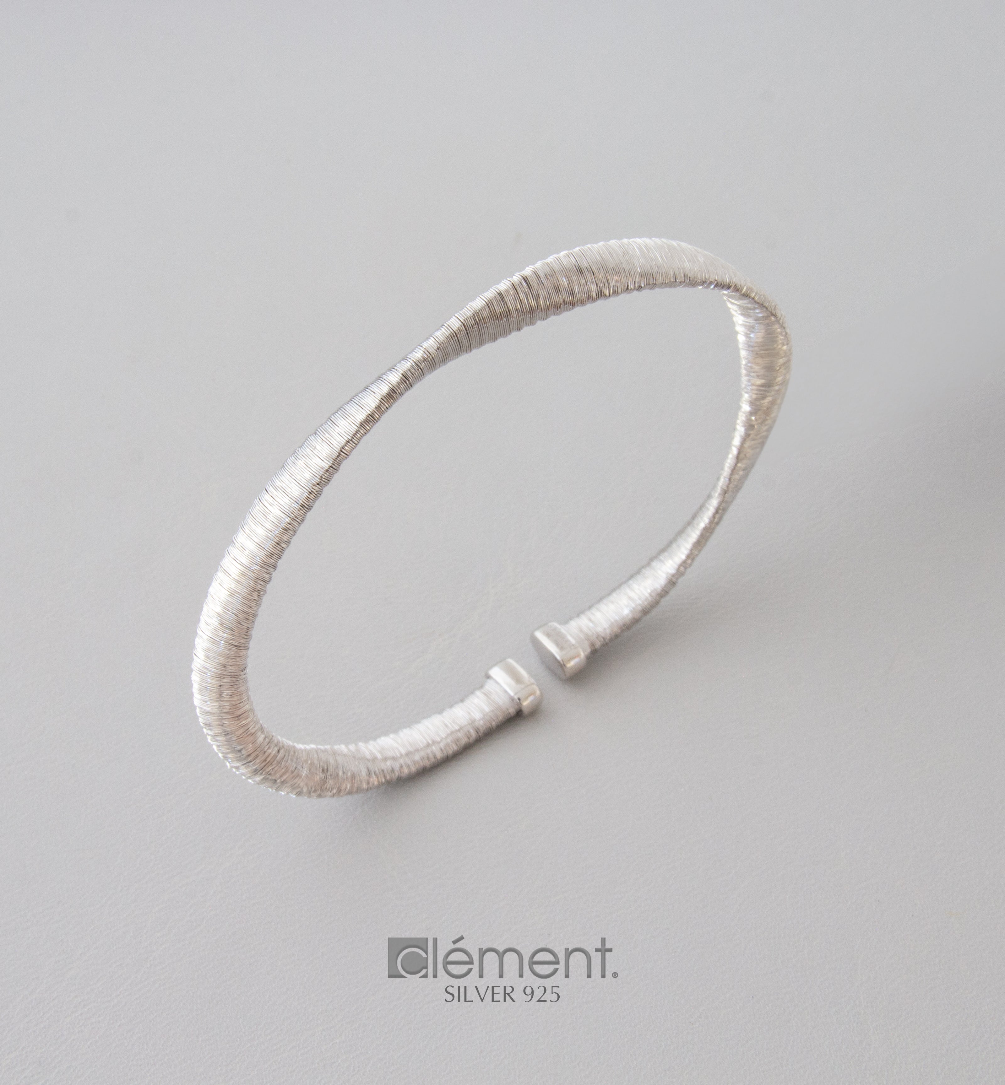 Silver 925 Twist Design Bangle