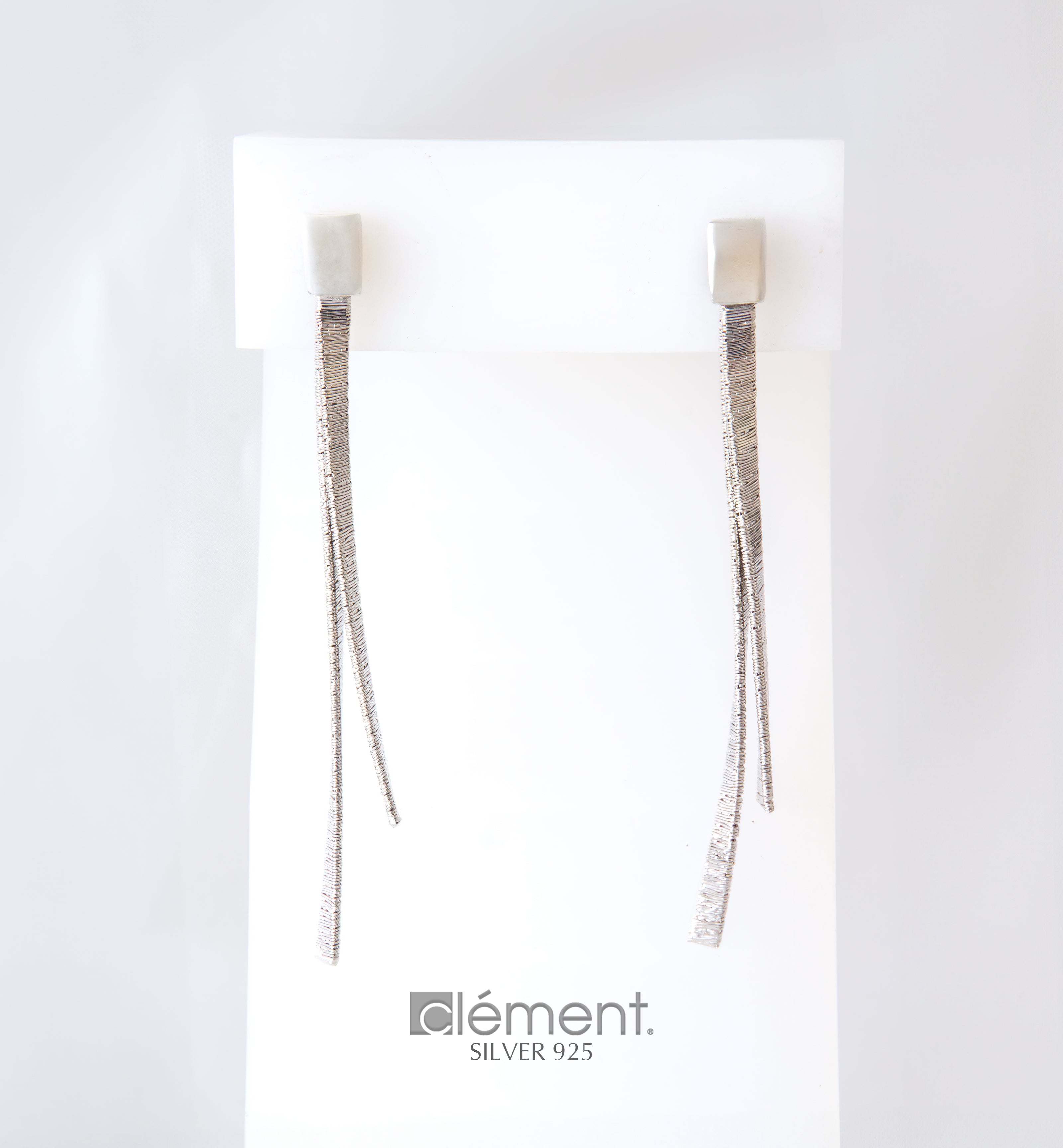 Silver 925 Twist Design Earrings