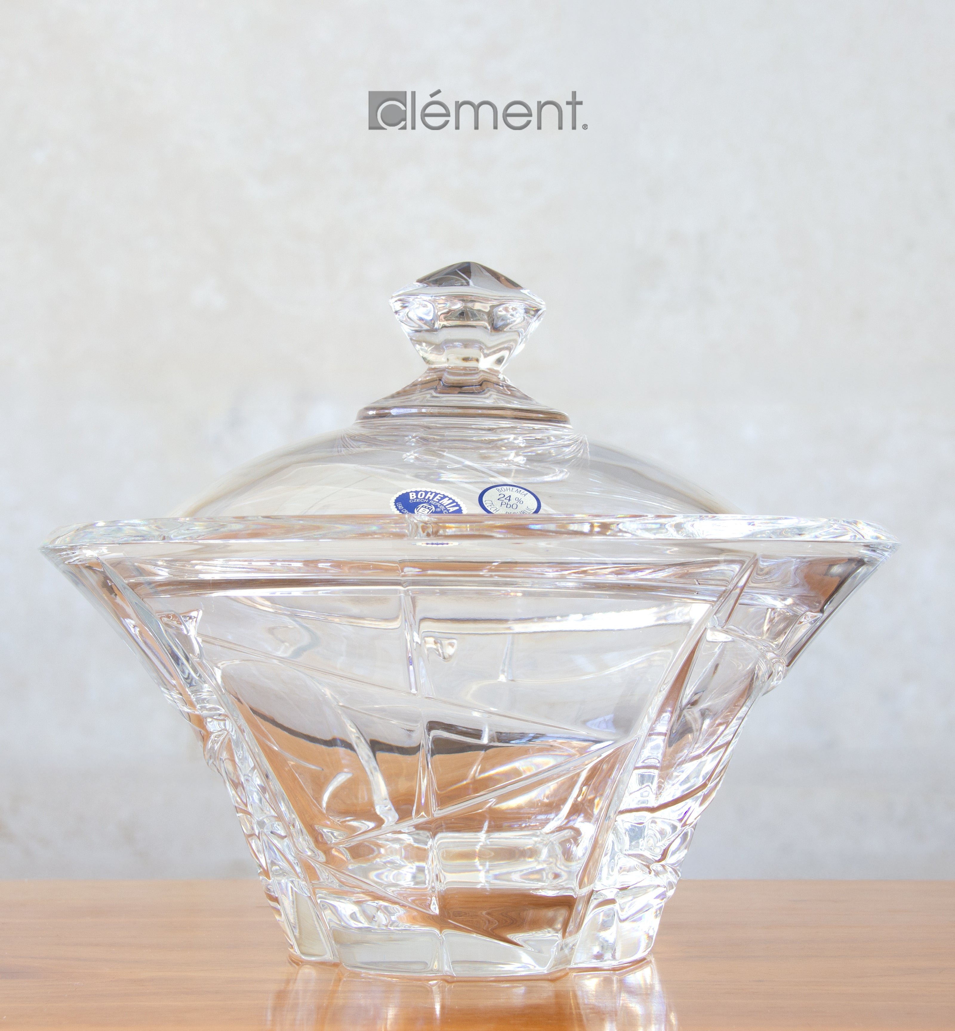 Bohemia Crystal Bowl With Lid