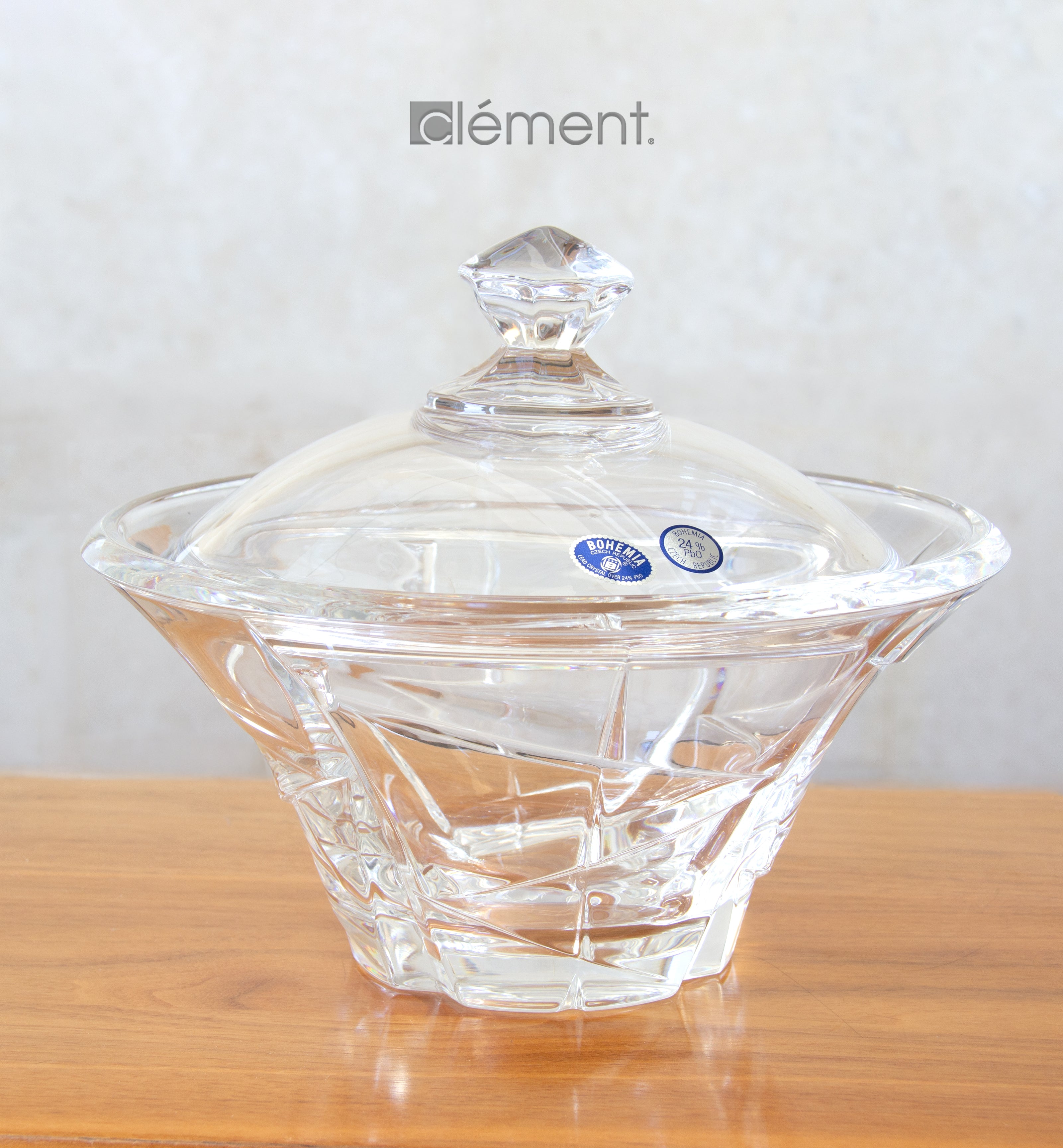 Bohemia Crystal Bowl With Lid