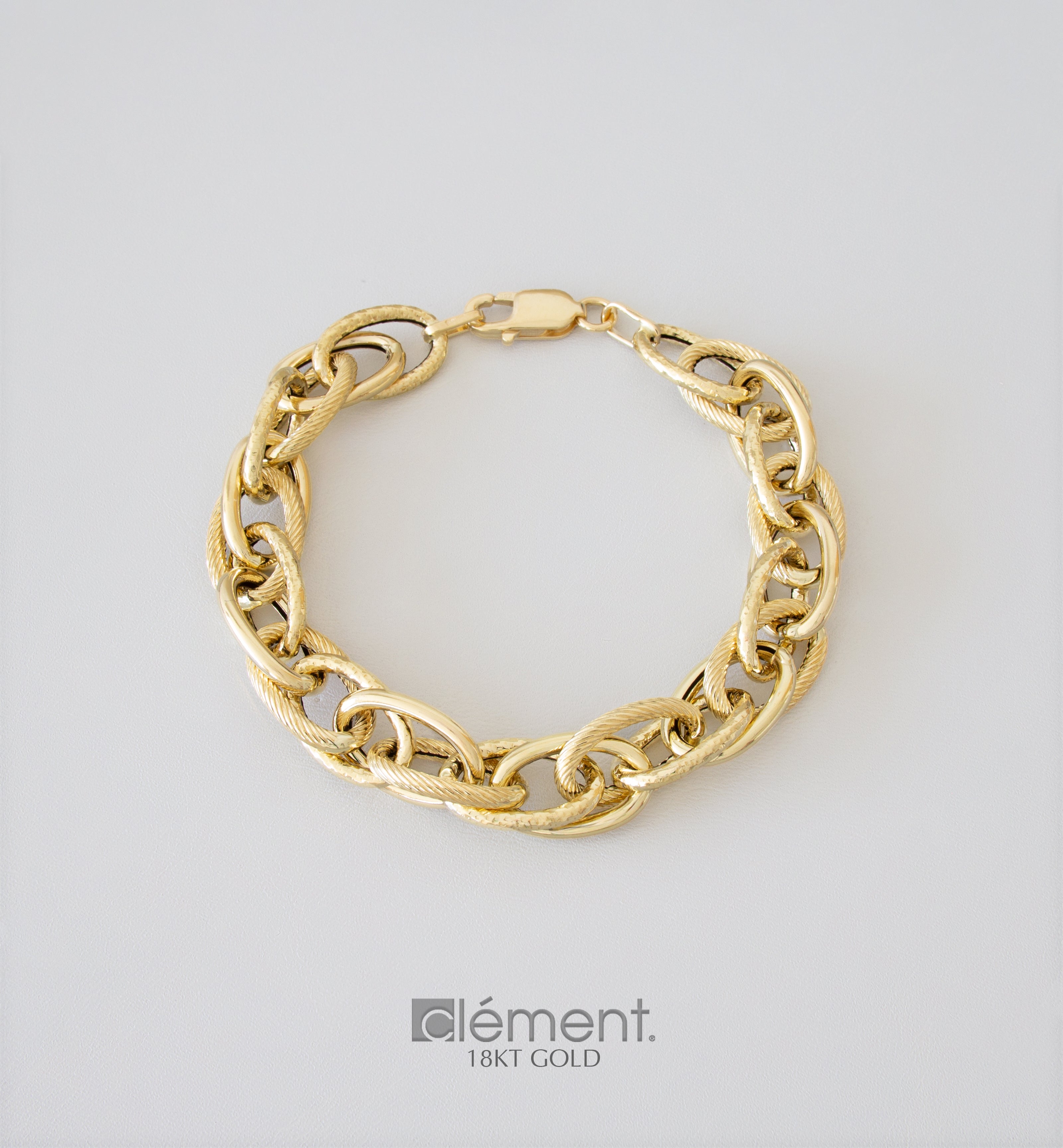 Plexus Gold Cuff Bracelet - 18ct Gold Plating on Sterling Silver - MARIA  DORAI RAJ