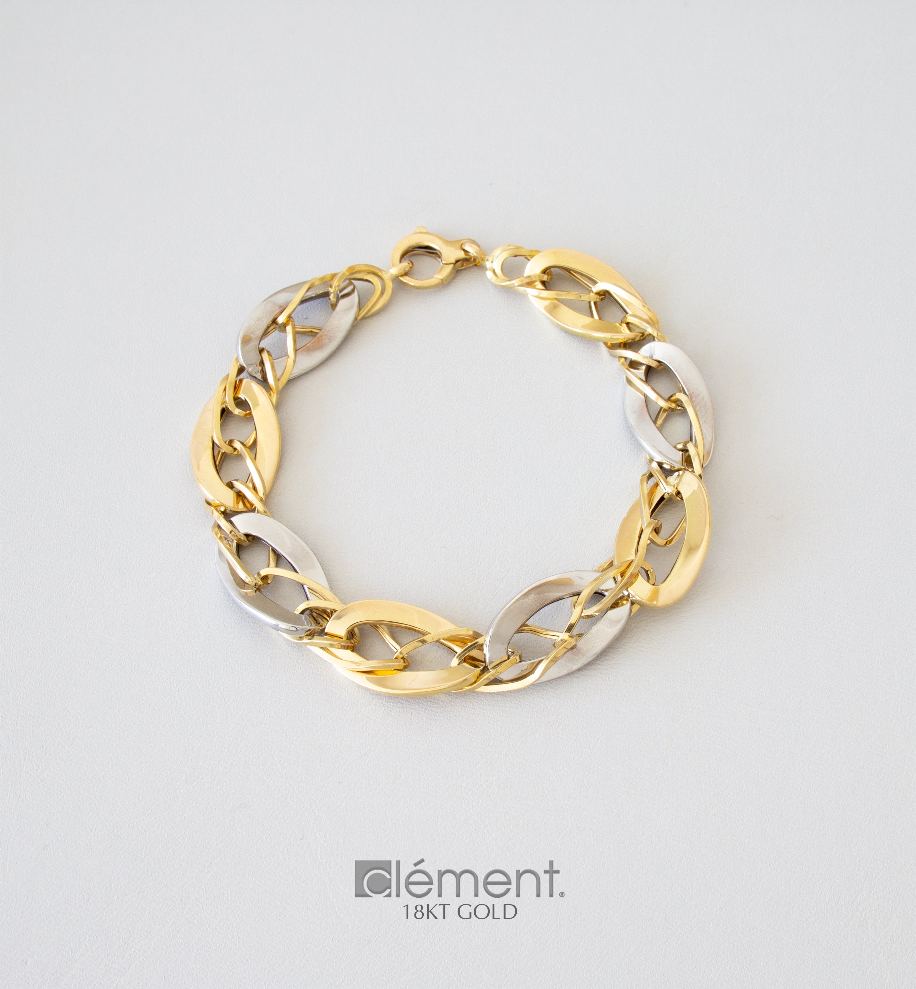 Two tone gold deals bracelet