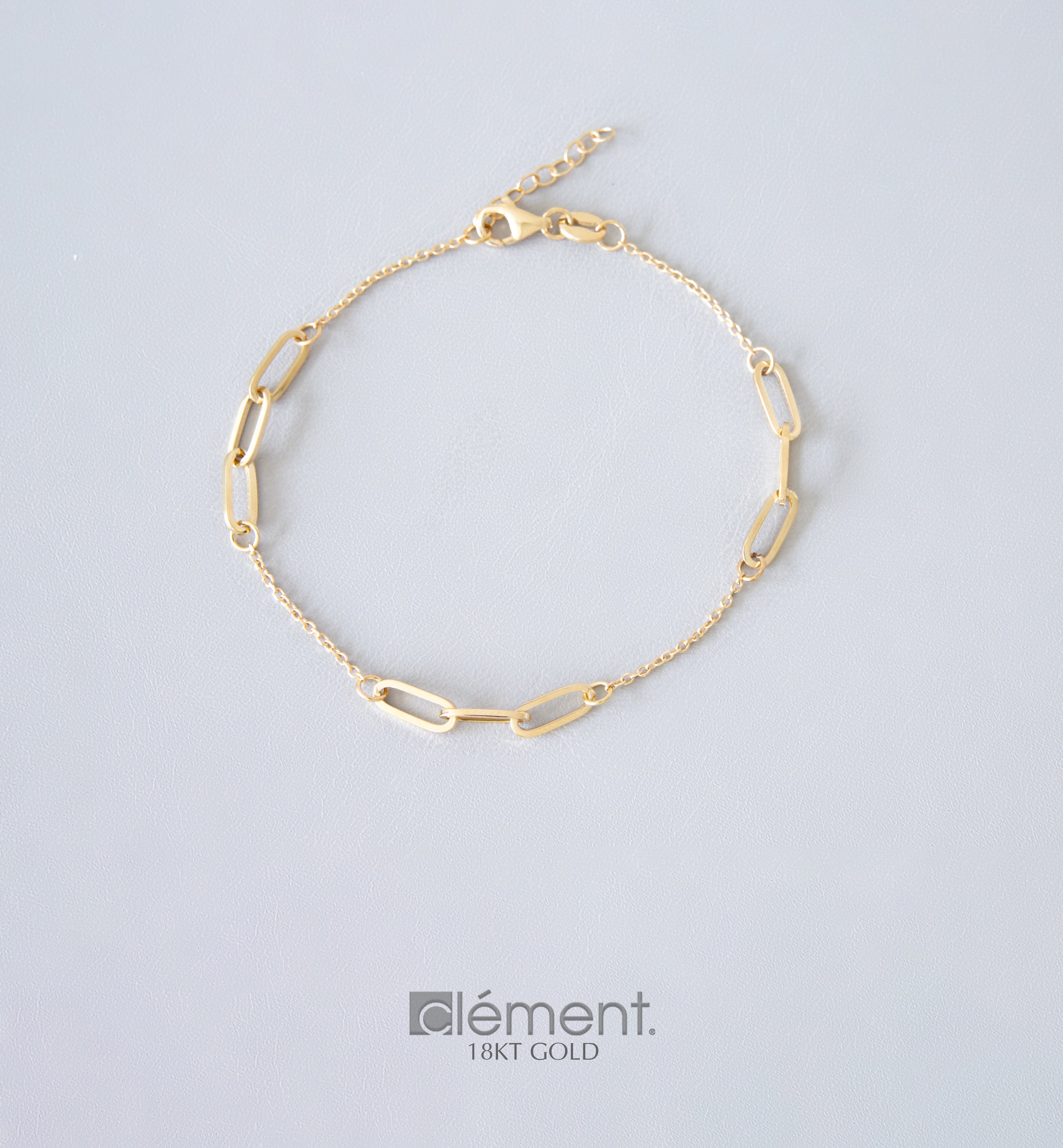 18ct Yellow Gold Link Design Bracelet