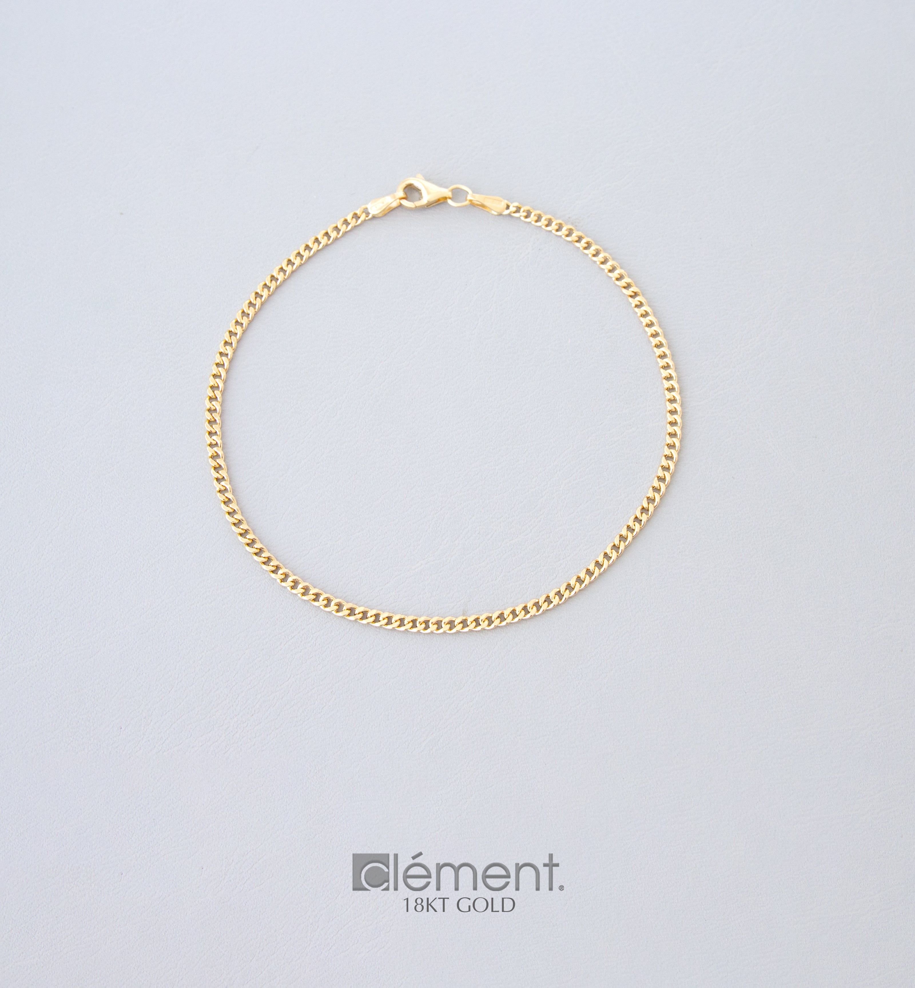 18ct Yellow Gold Cuban Bracelet