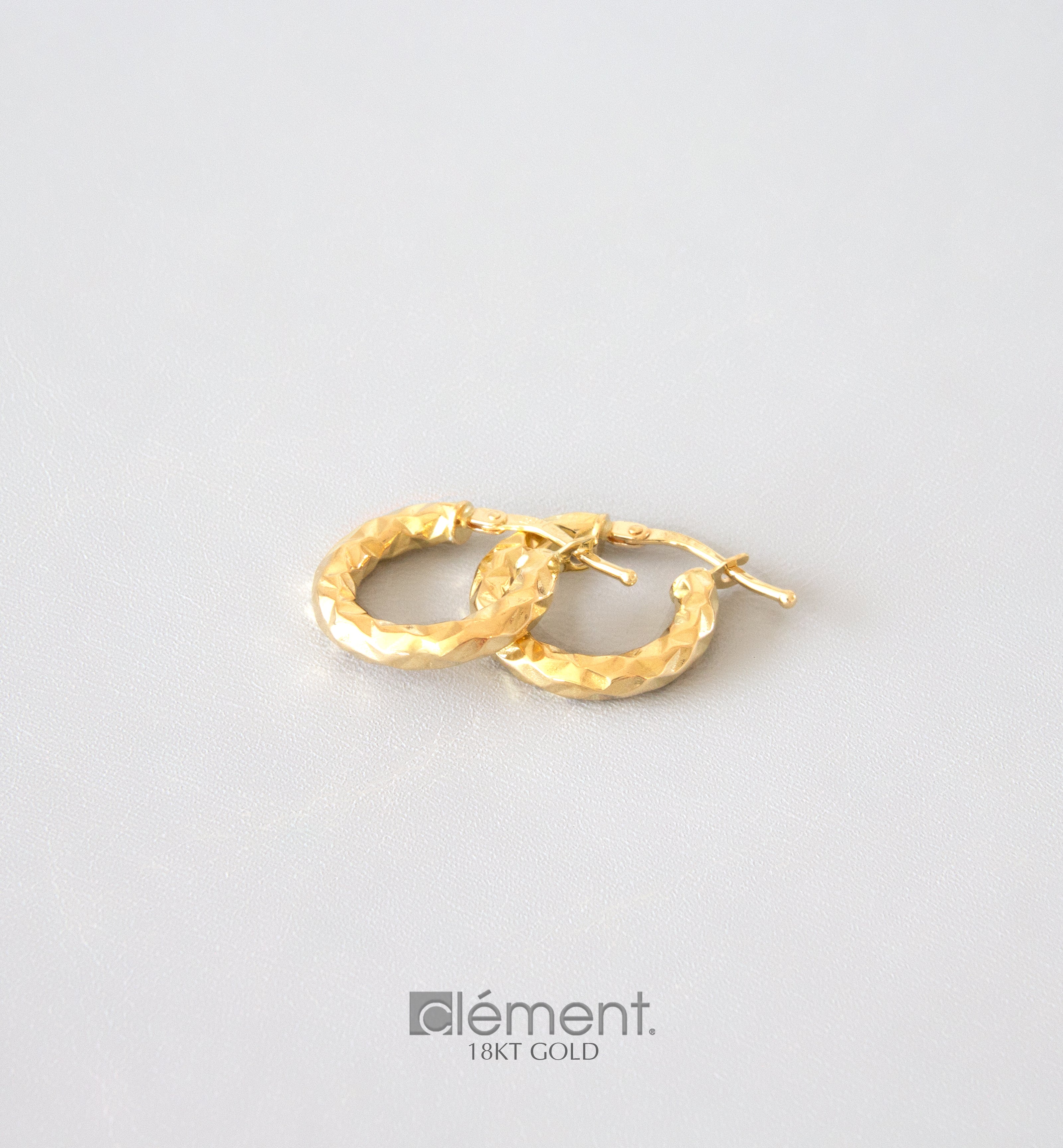 18ct Yellow Gold Hoop Earrings