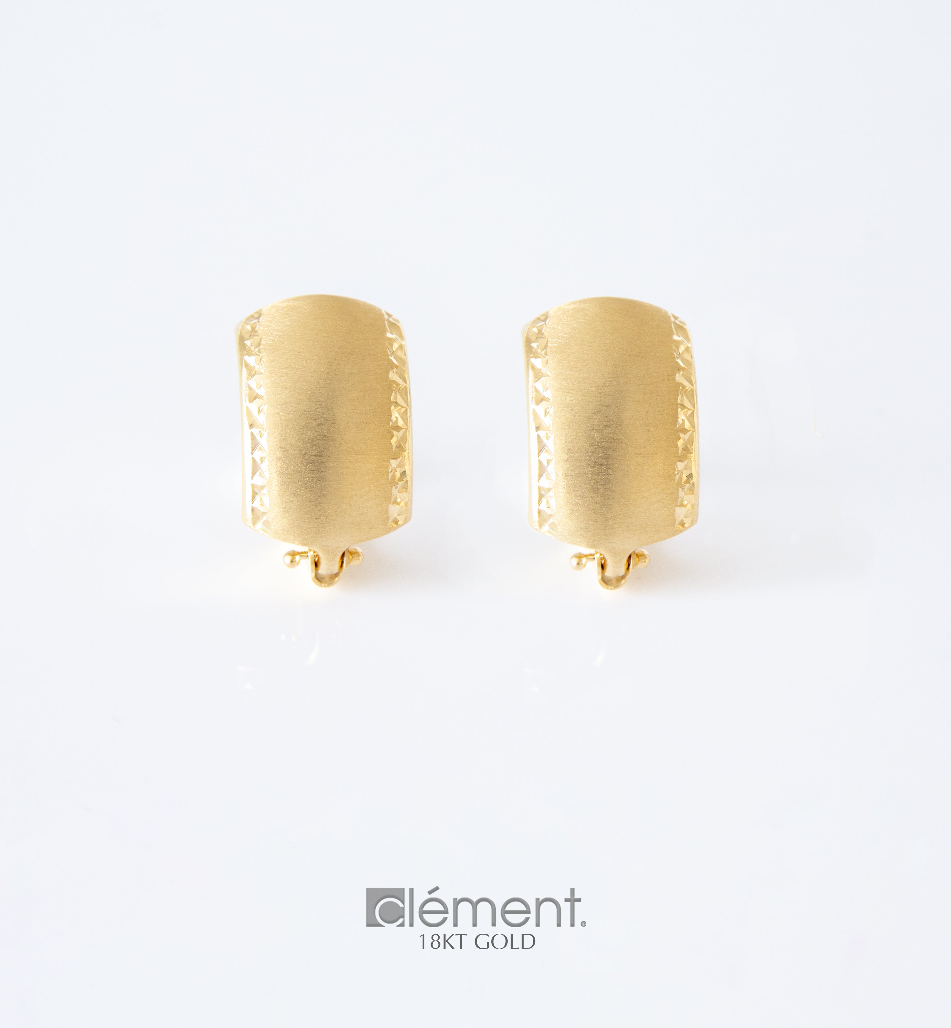 18ct Yellow Gold Hoop Earrings