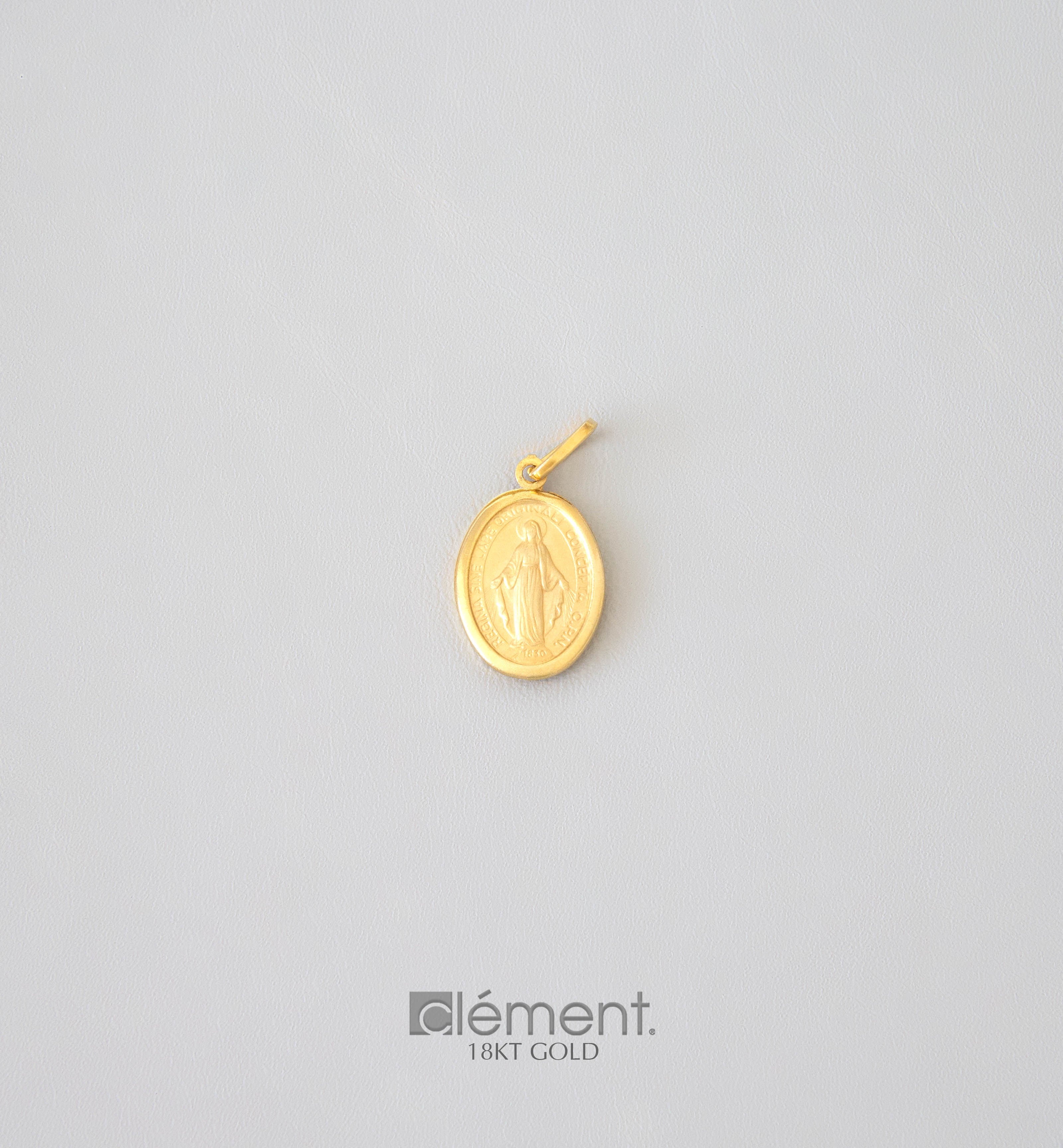 18ct Yellow Gold Holy Medallion Pendant