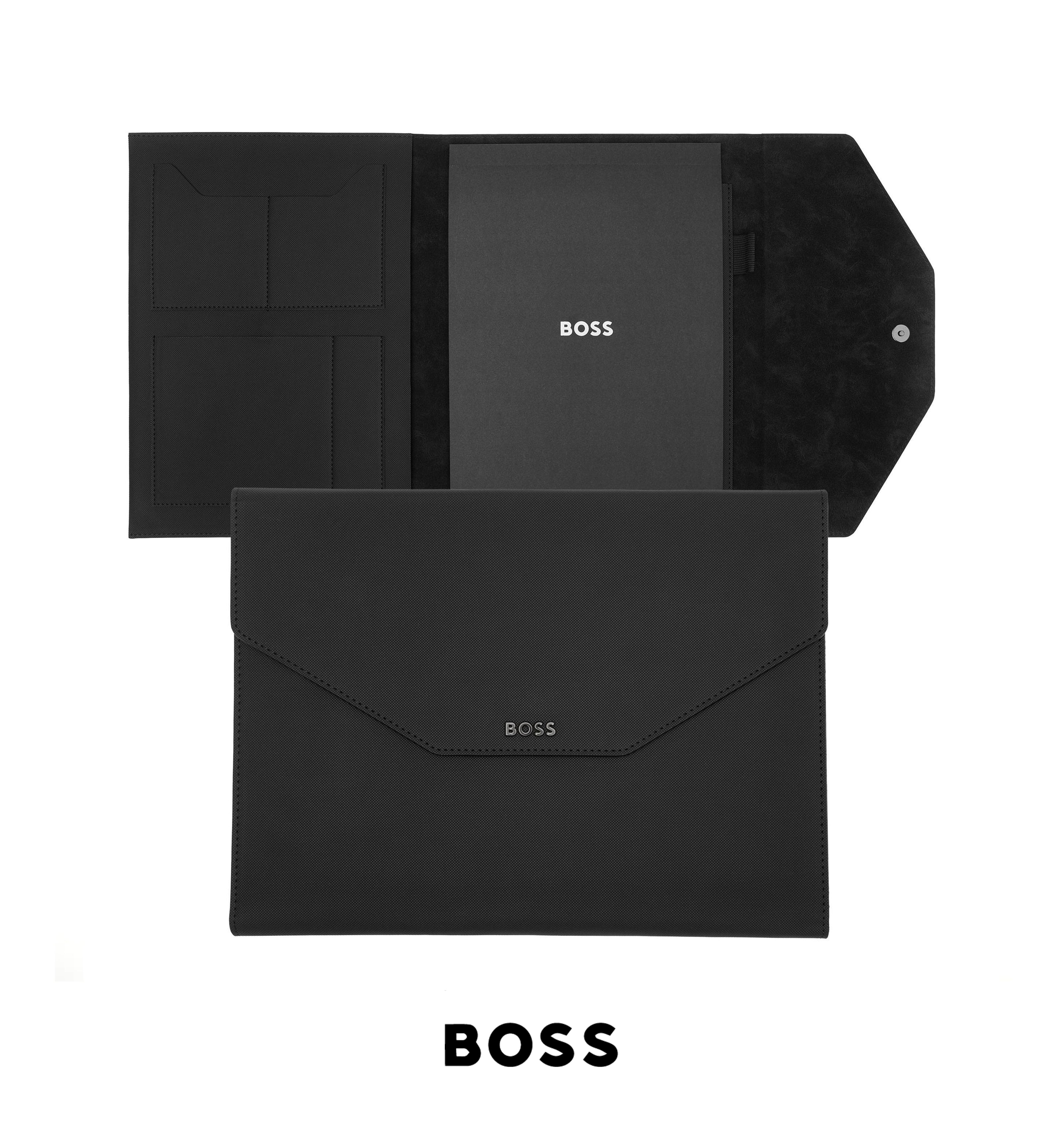 HUGO BOSS HDF414A - Folder A4 Rive Black