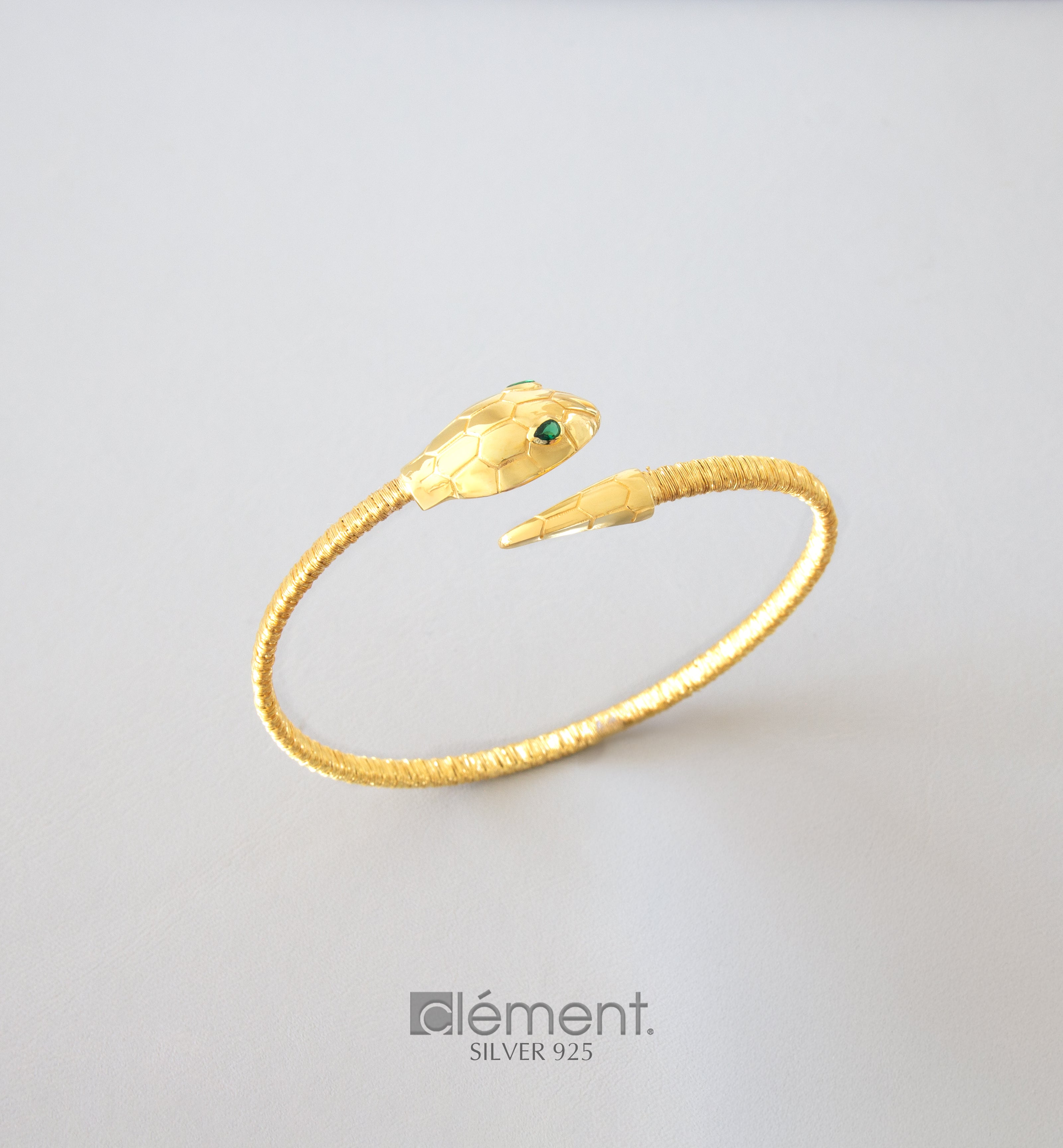 Silver 925 Snake Bangle